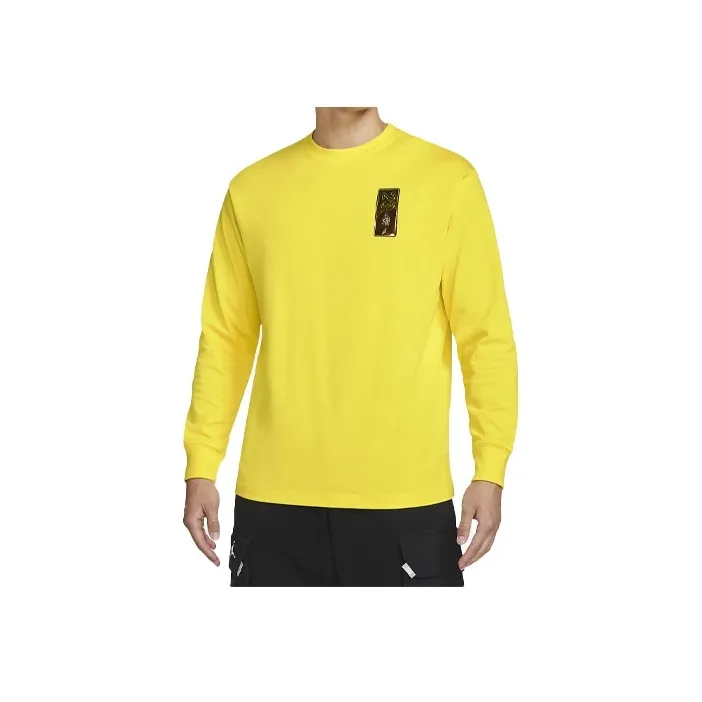 Jordan Air Jordan 23 T Shirt Men's European Leather Yellow
