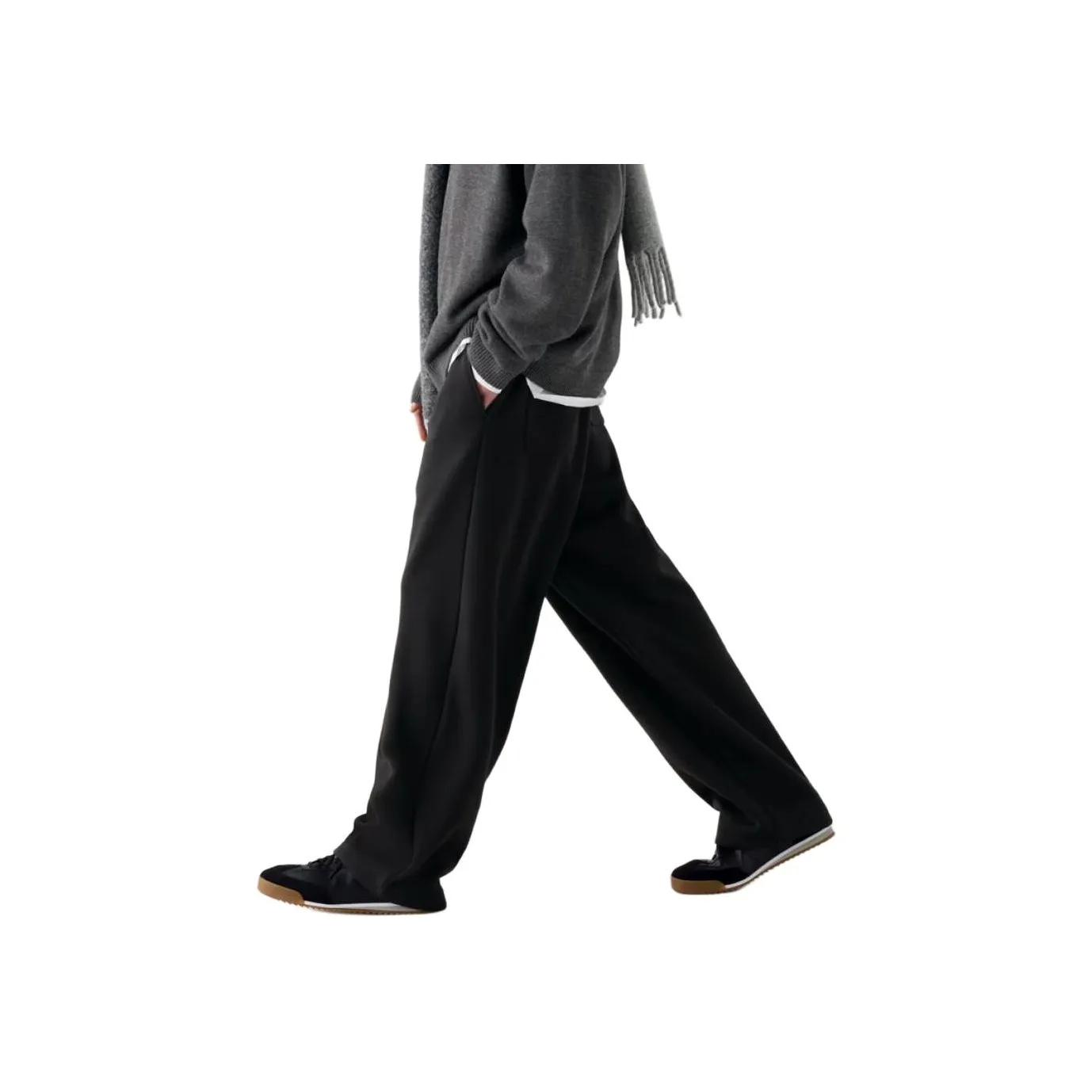 UNIQLO C Collection Casual Pants Men's Black