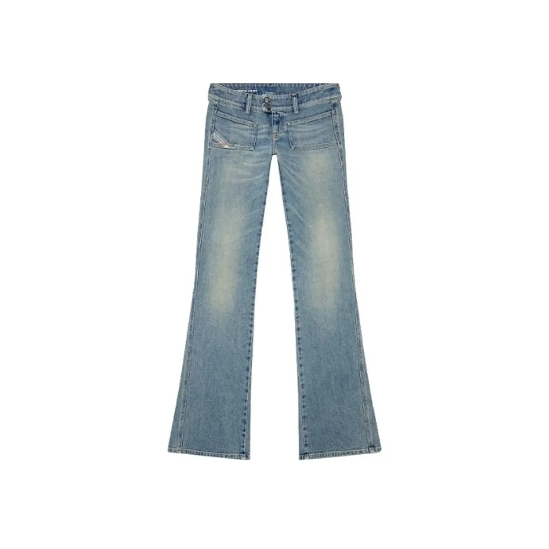 DIESEL D Hush Low Rise Slim Flared Jeans 'Blue'