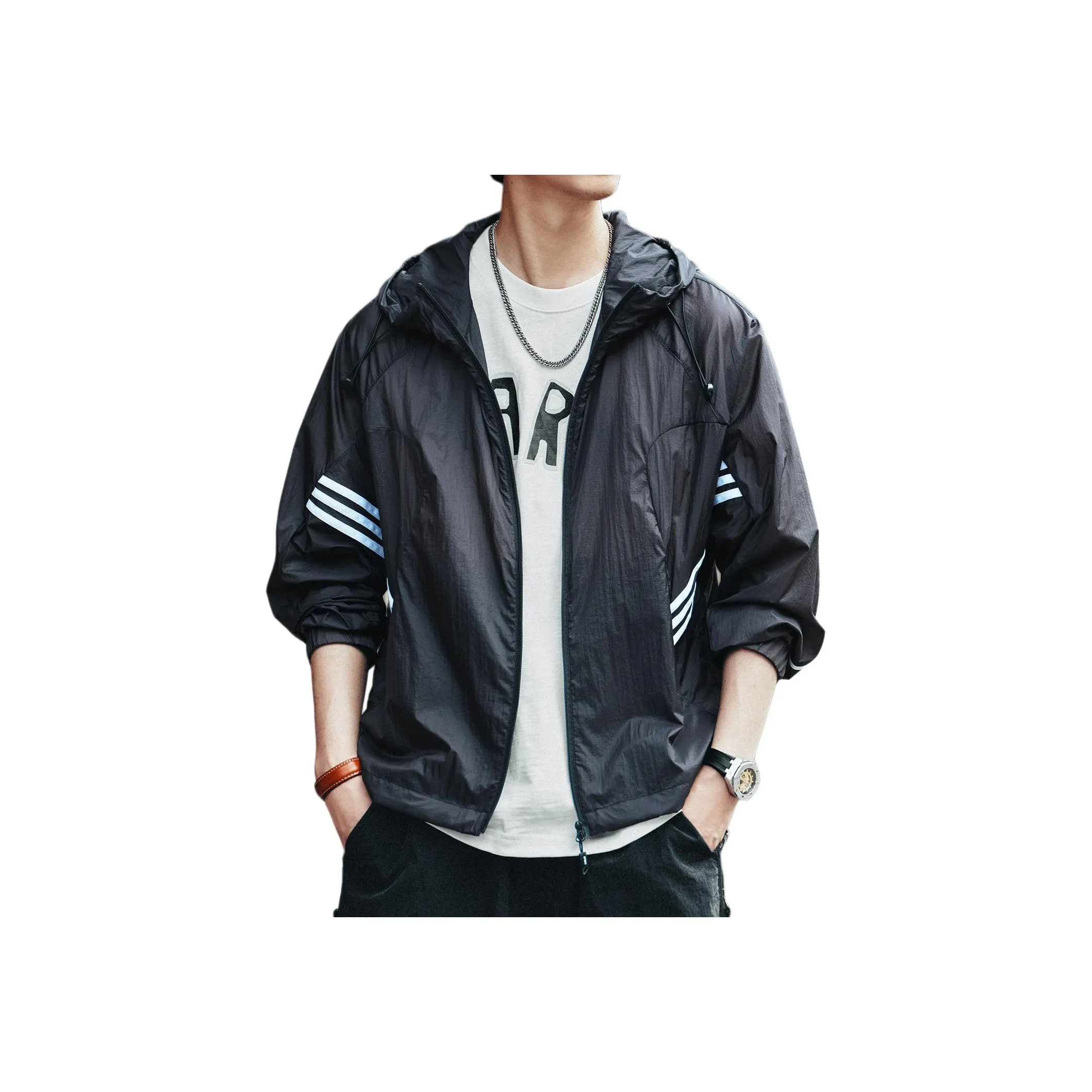 GELANLU Осенний тренч свободного кроя унисекс