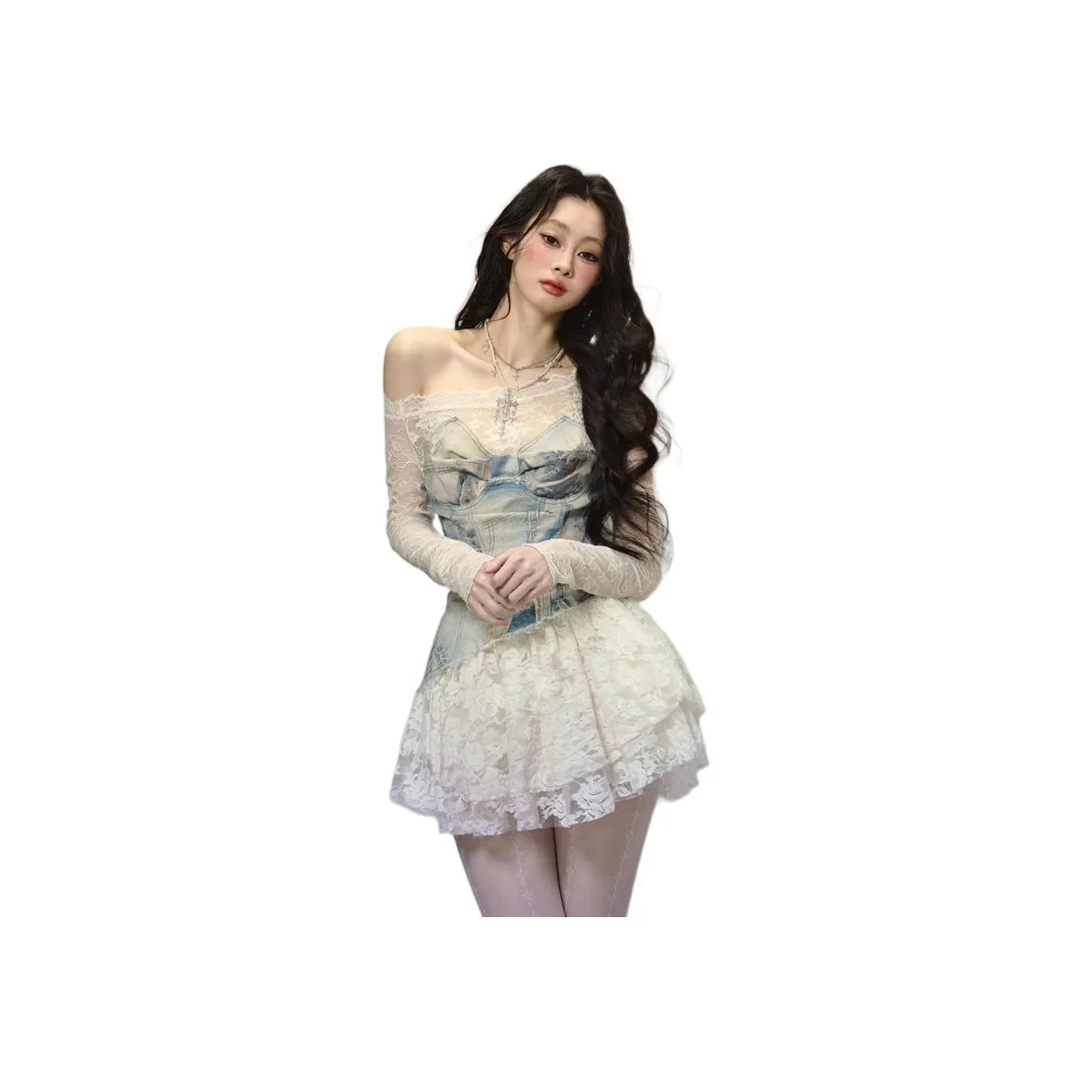 XIANSINIAO Long Sleeved Dress Women's