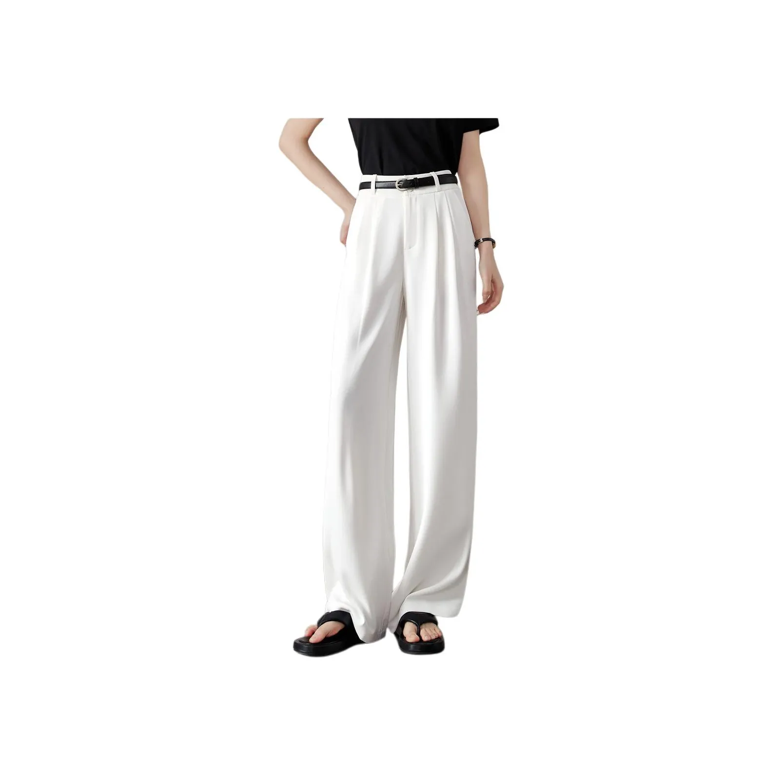 Mo Han Yi Mei Suit Trouser Women's White