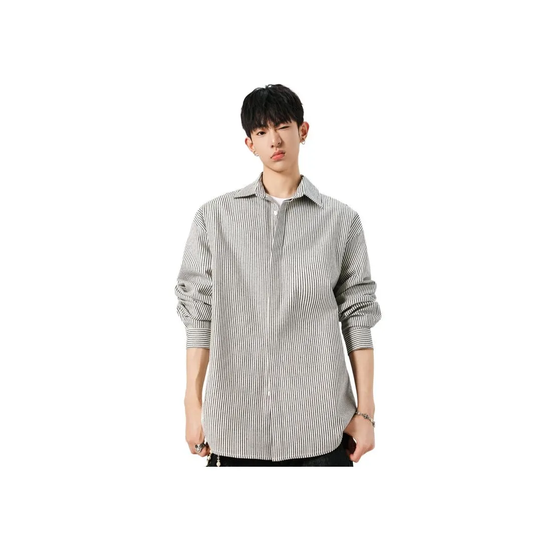 JEFF BANKS Черный Унисекс Рубашки