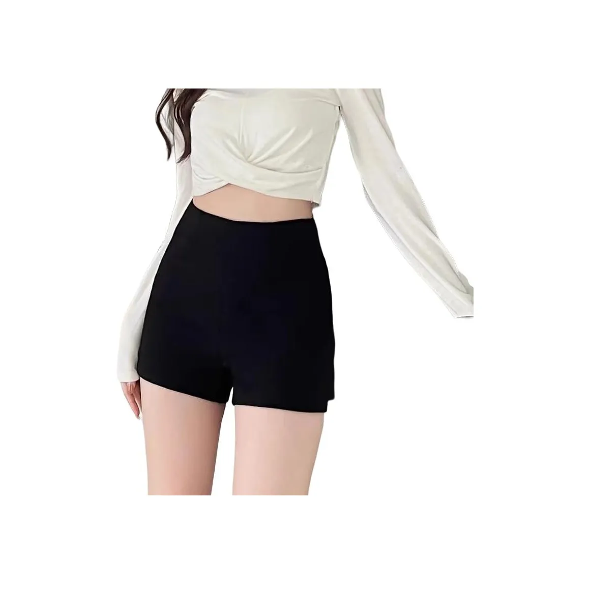 MIIOW Повседневные шорты женские черные