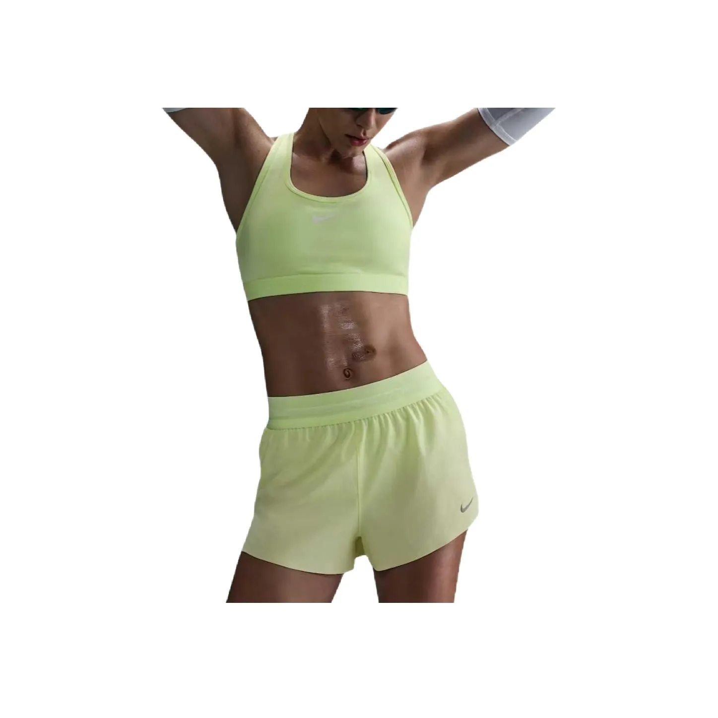 Nike Swift Women's Dri FIT Mid Rise 2.5' Brief Lined Running Shorts
