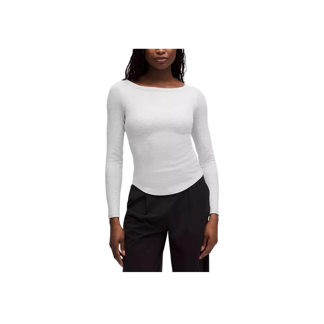 Lululemon Hold Tight T Shirt Women's Gray White