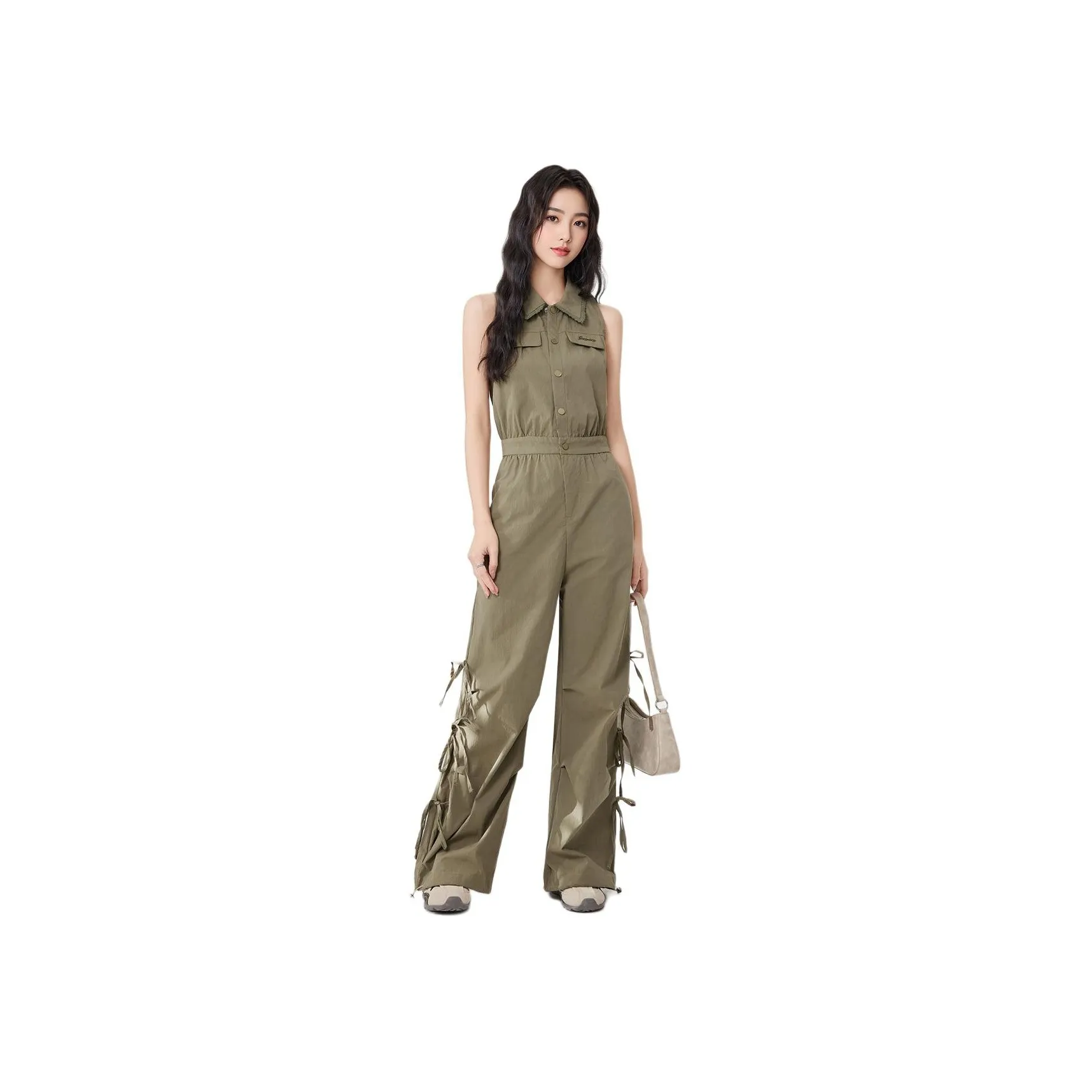 Love to serve Армейский зеленый Женские Комбинезоны