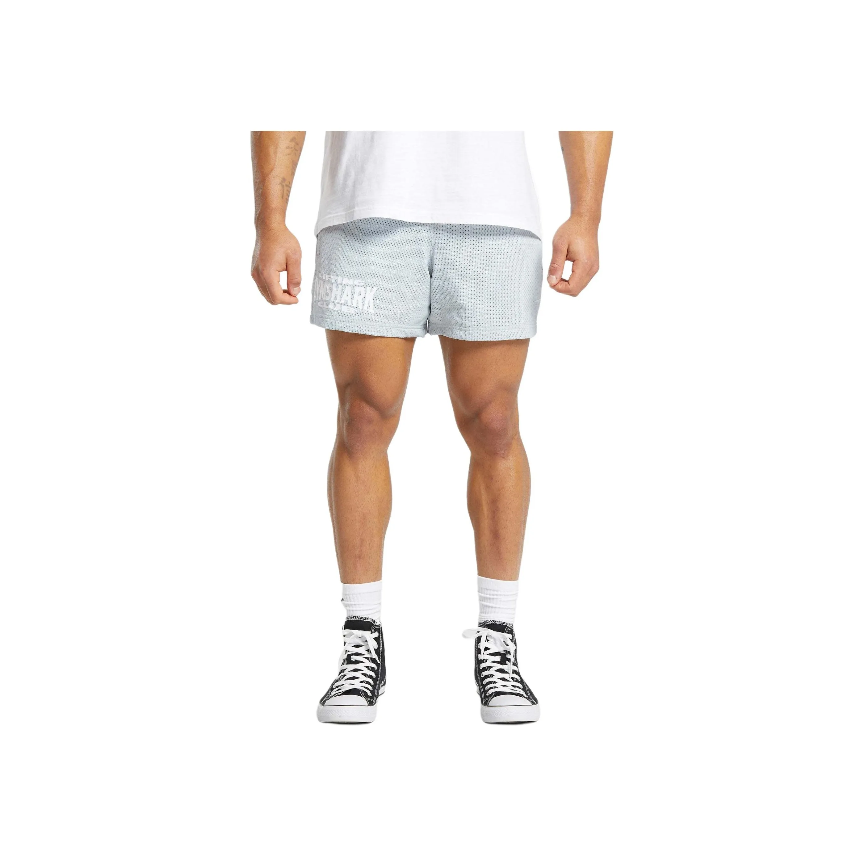 GYMSHARK LIFTING CLUB MESH 5' SHORTS Casual Shorts Men's Fresh Blue