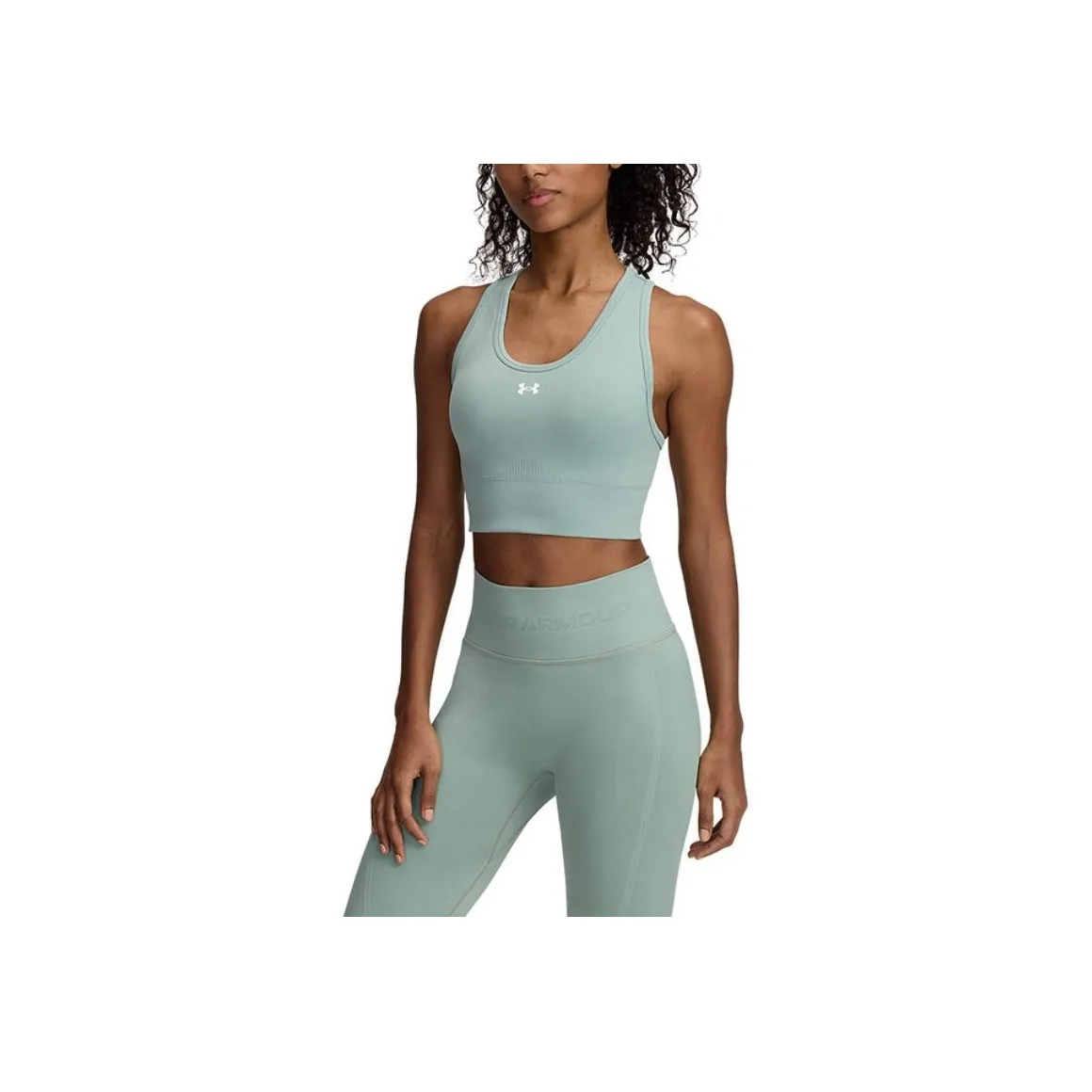 Under Armour Vanish Seamless Спортивное белье Женское Силикон Зеленый Белый