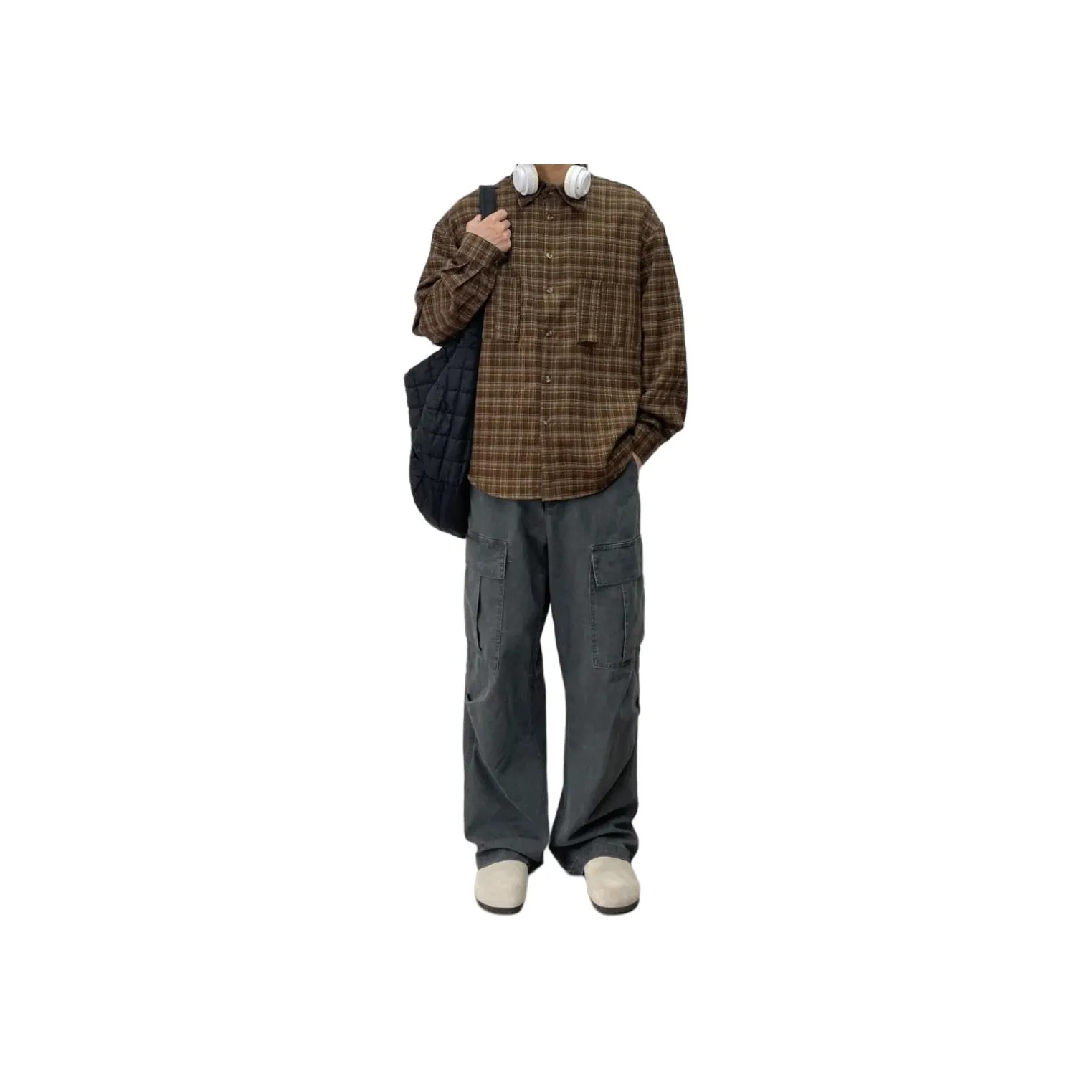 CORNILOT Серые Унисекс Карго Брюки