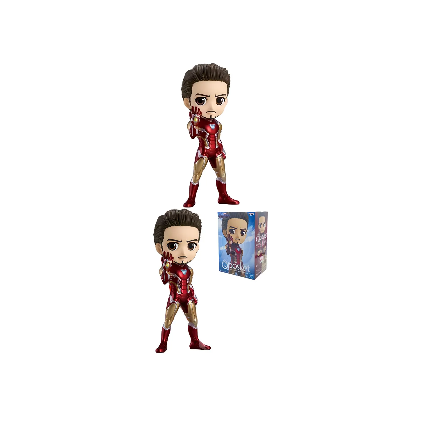 BANPRESTO Iron Man Glasses Factory The Avengers 4  Endgame Battle Ver. Scale Figures