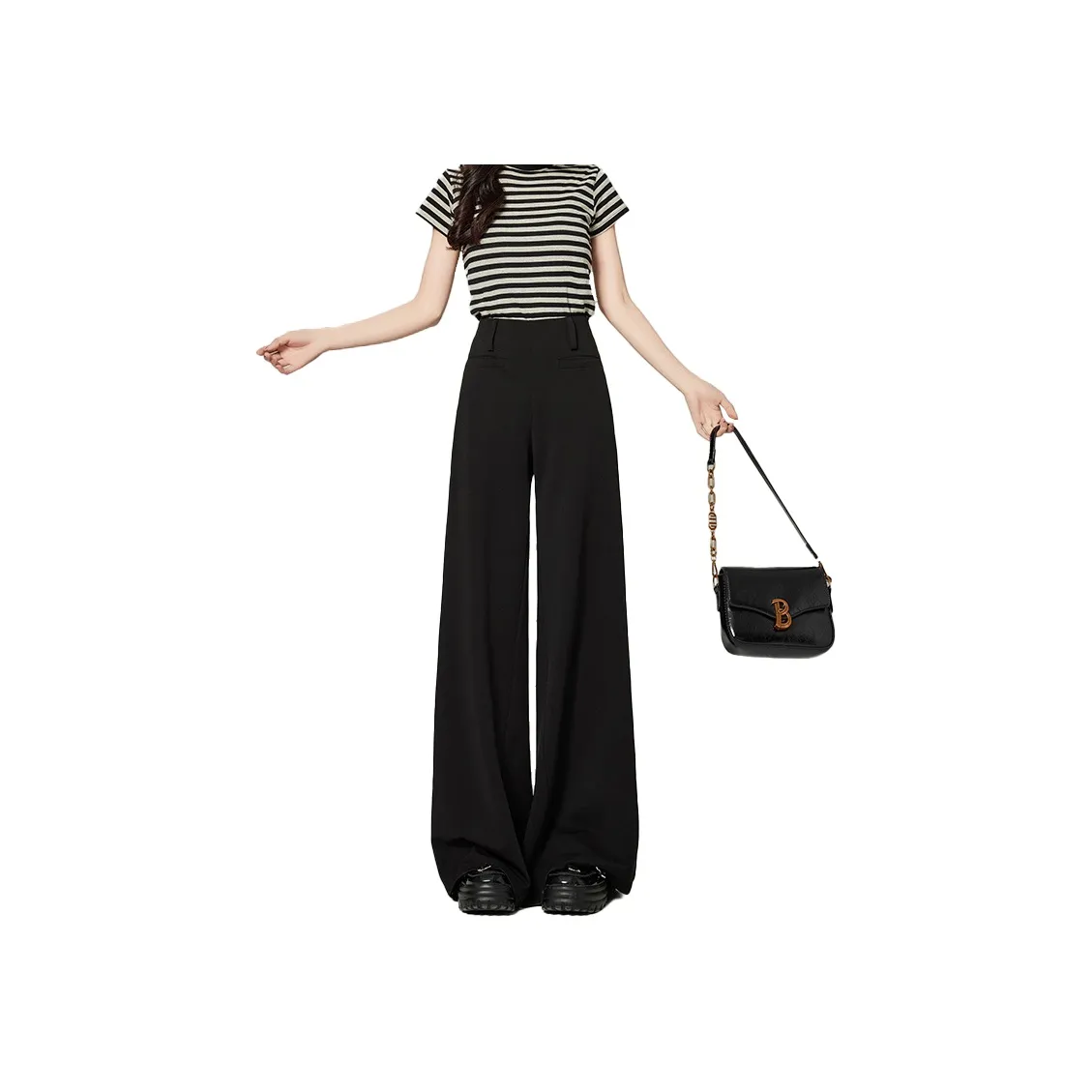 Enhanced Casual Pants Women's Black