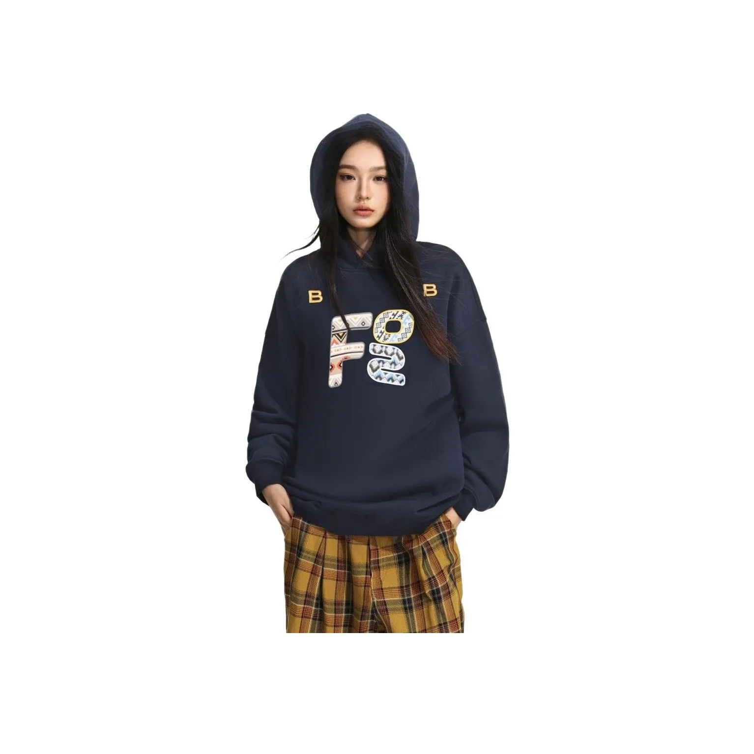 MORii Темно-синий Стандартное издание Женские Свитшоты