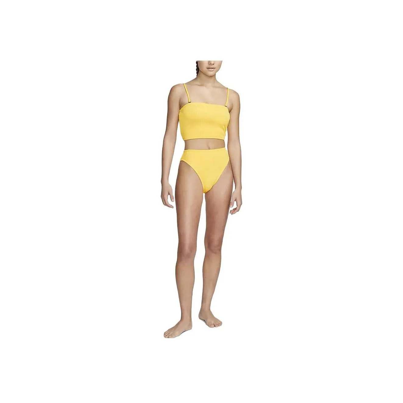 Nike Women's Bandeau Midkini Swim Top