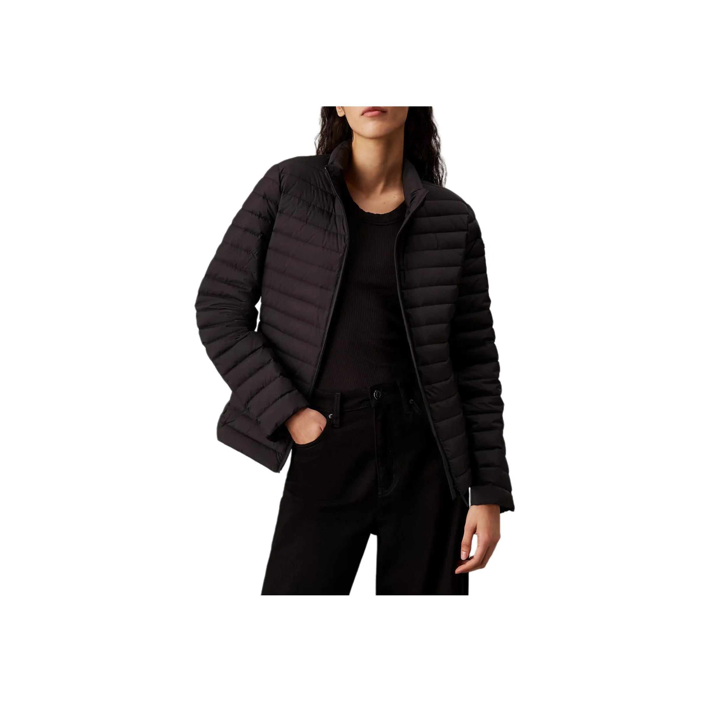 CALVIN KLEIN Куртки и Пальто Европейская версия Женские Черный