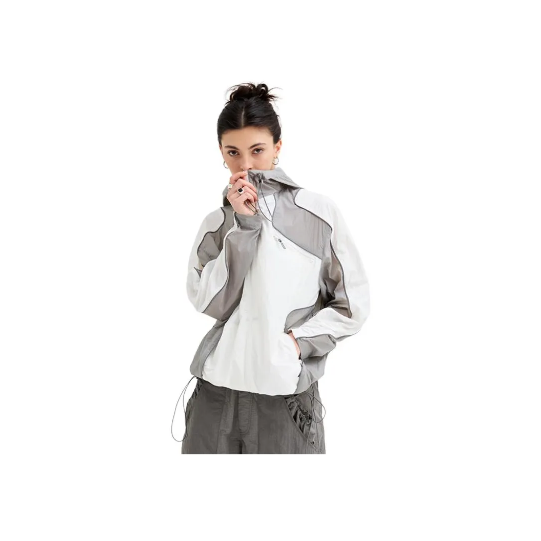 OE Sun Protection Clothing Unisex White Gray