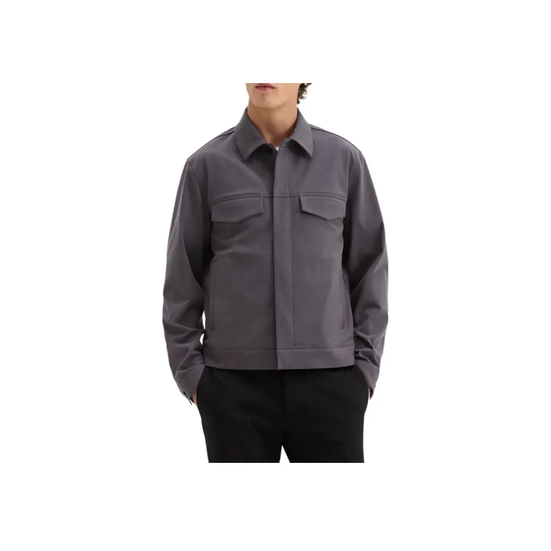 THEORY Jackets & Coats Men's Dark Gray