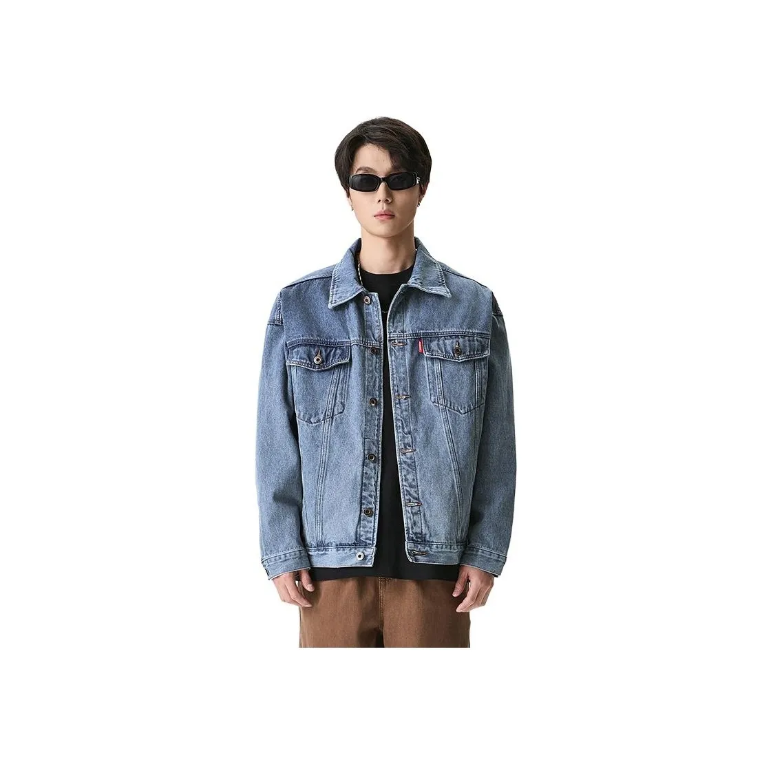 JASONWOOD Cowboy On The Run Denim Jacket Unisex Light Blue