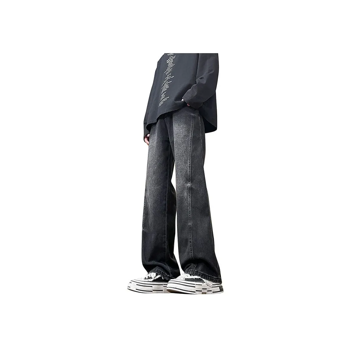 Menglaini Jeans Unisex