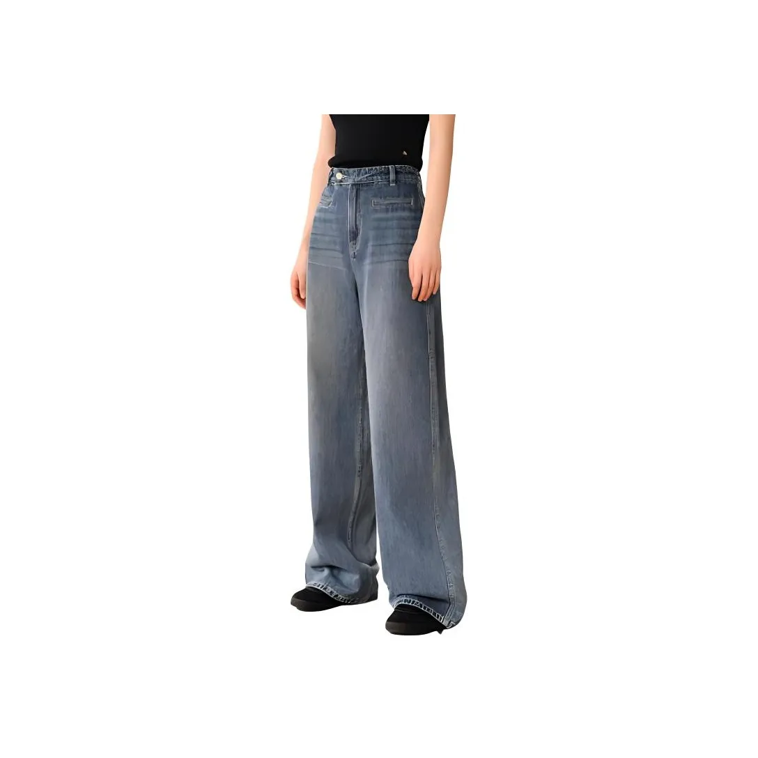 Orange Desire Jeans Women's Washed Medium Blue