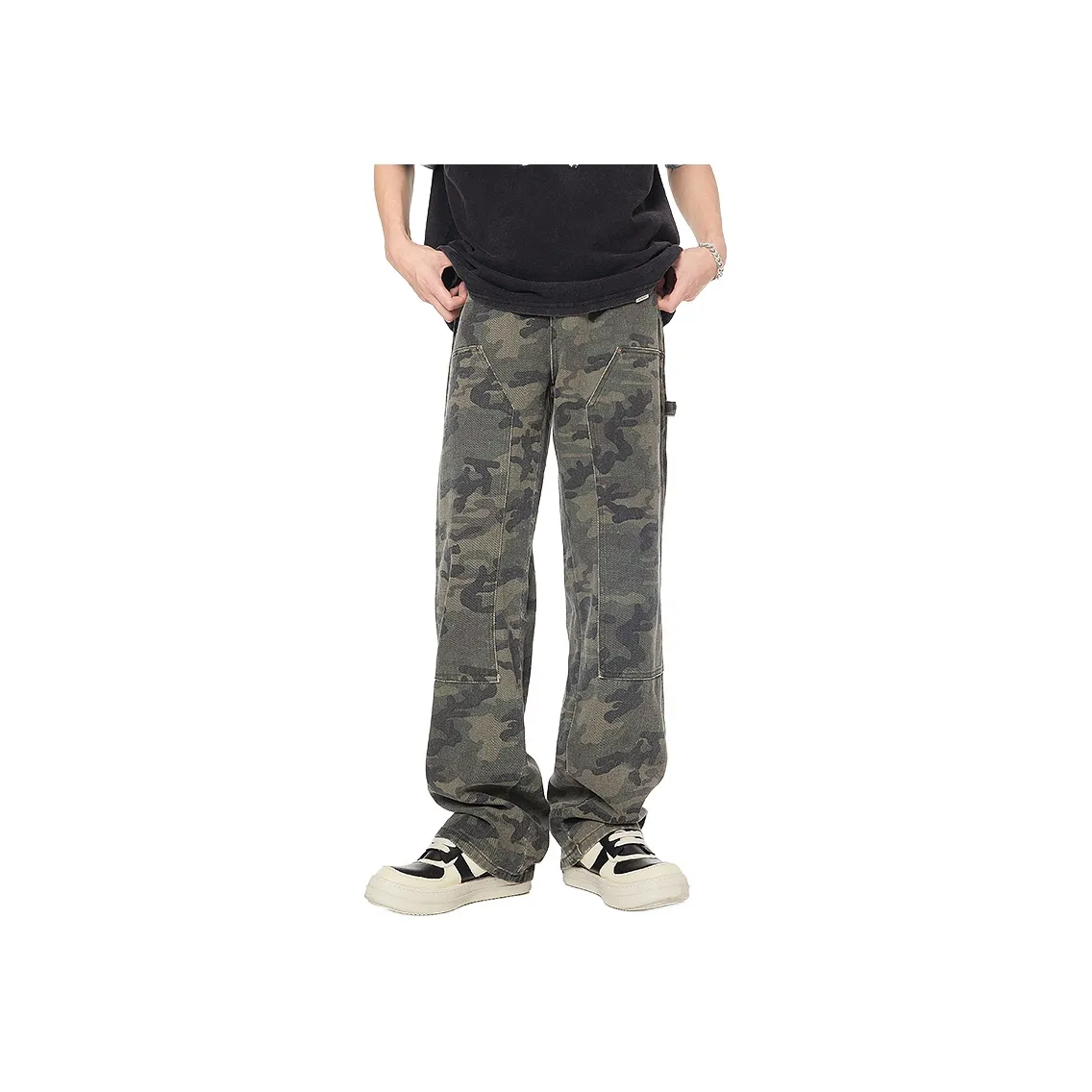 Zanzas Casual Pants Unisex Army Green