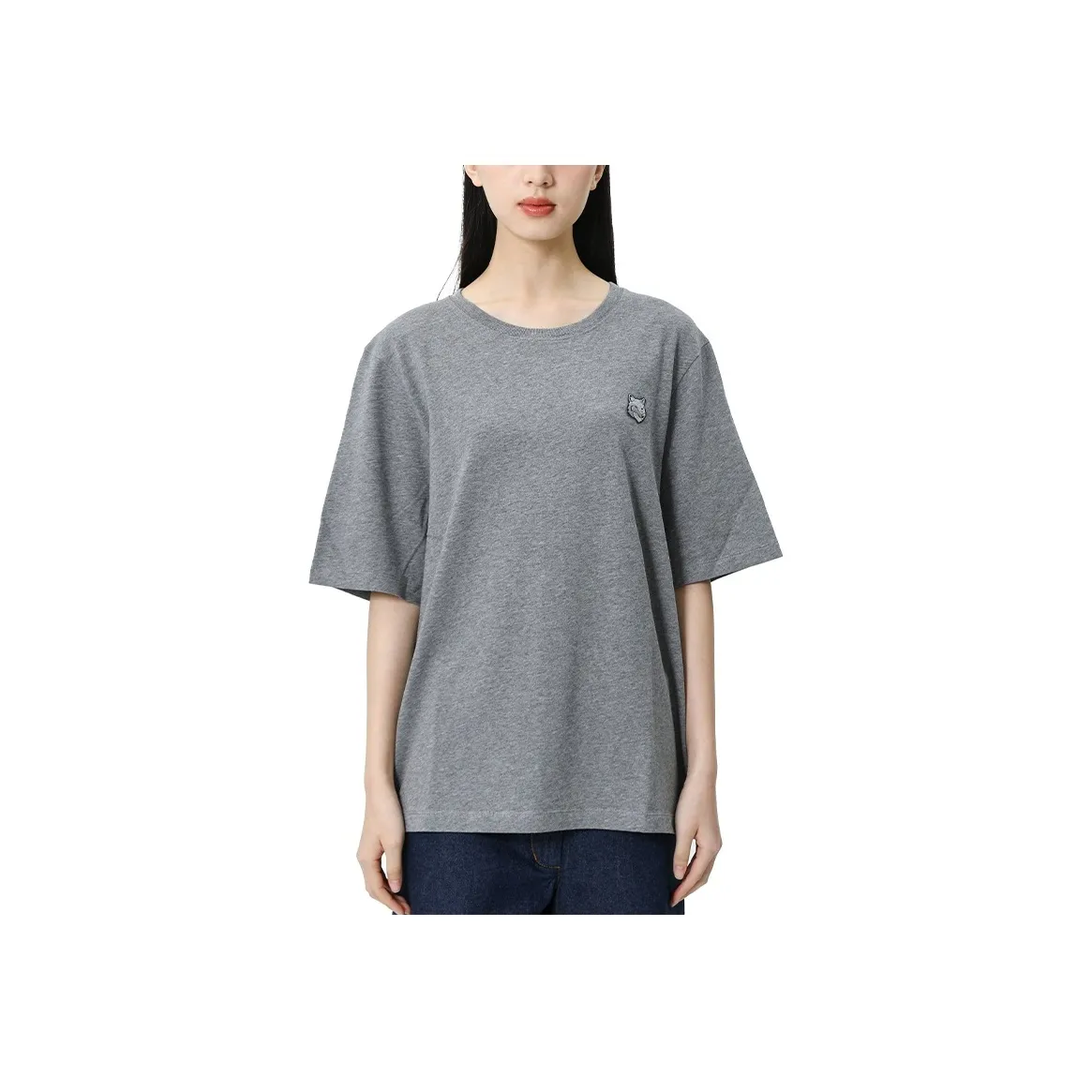 Maison Kitsuné Fox Head Cotton T shirt