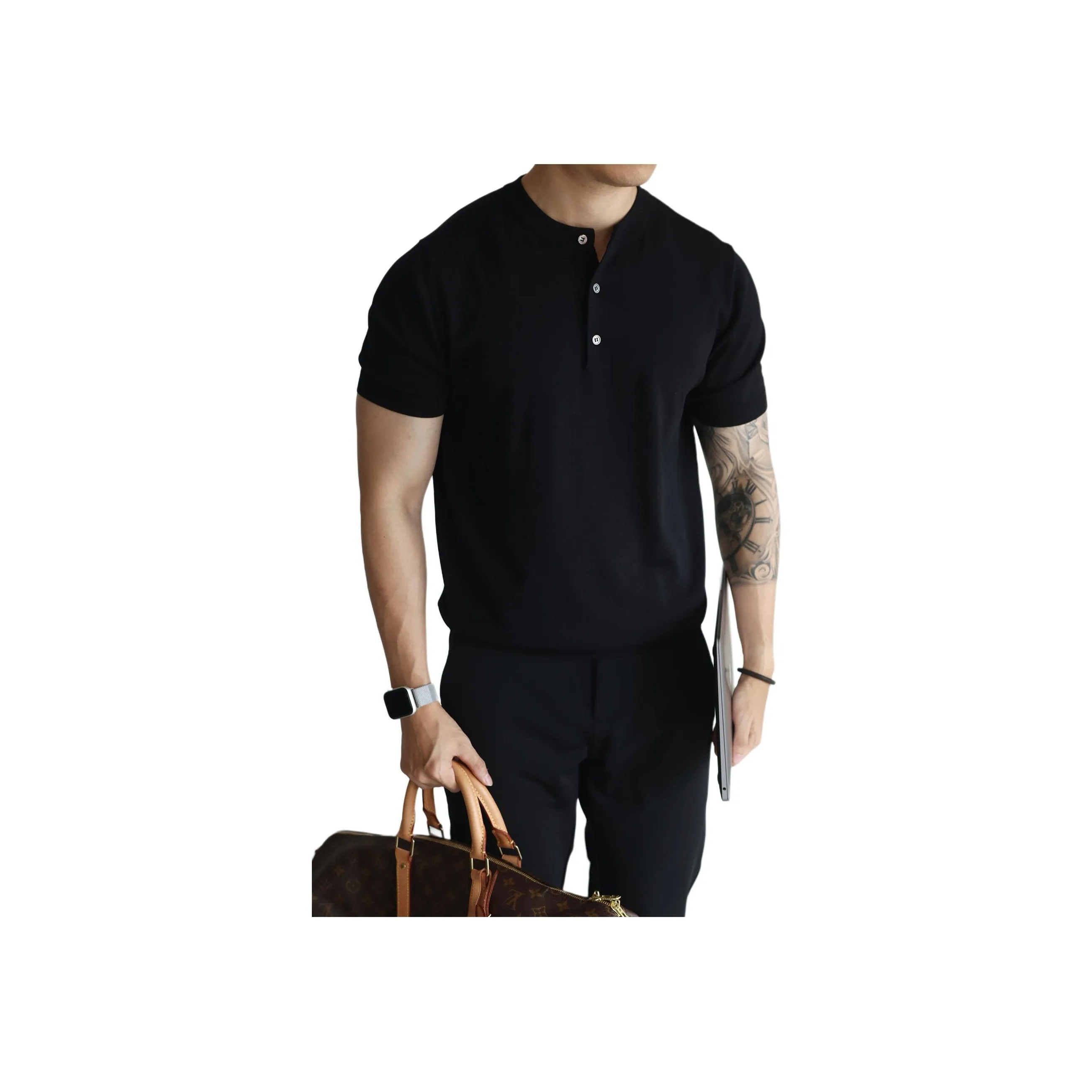 YUXIAN Короткий рукав T-рубашки Мужской