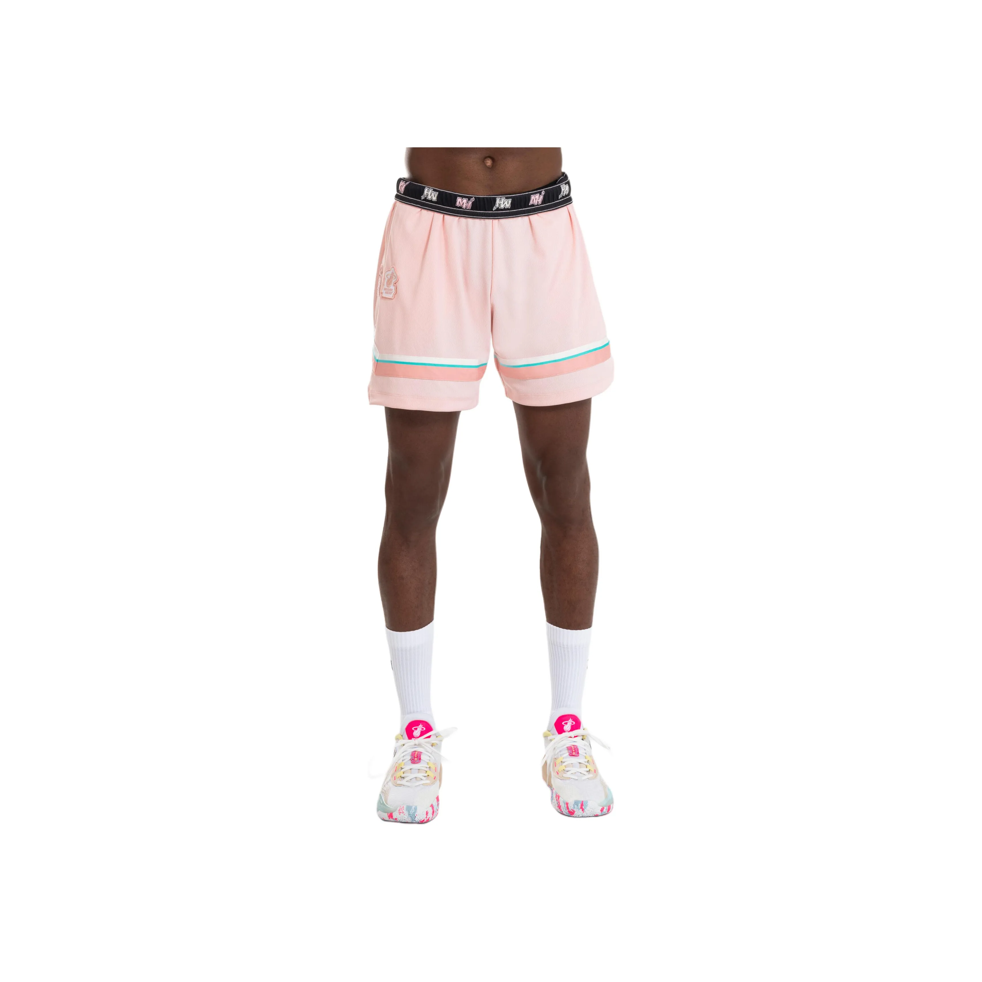 DECATHLON x NBA Basketball Shorts Unisex Pearl Pink