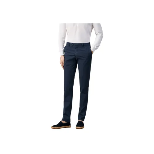 LARDINI Темно-синий Мужские костюмные брюки