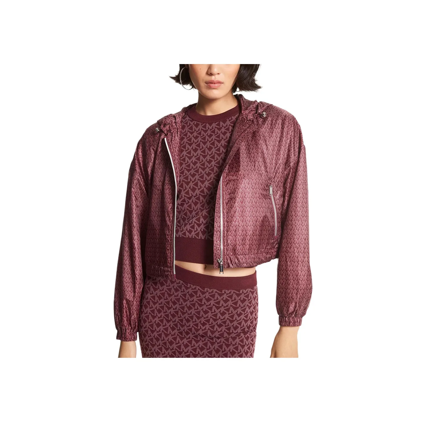 MICHAEL KORS Jackets & Coats Women's Burgundy