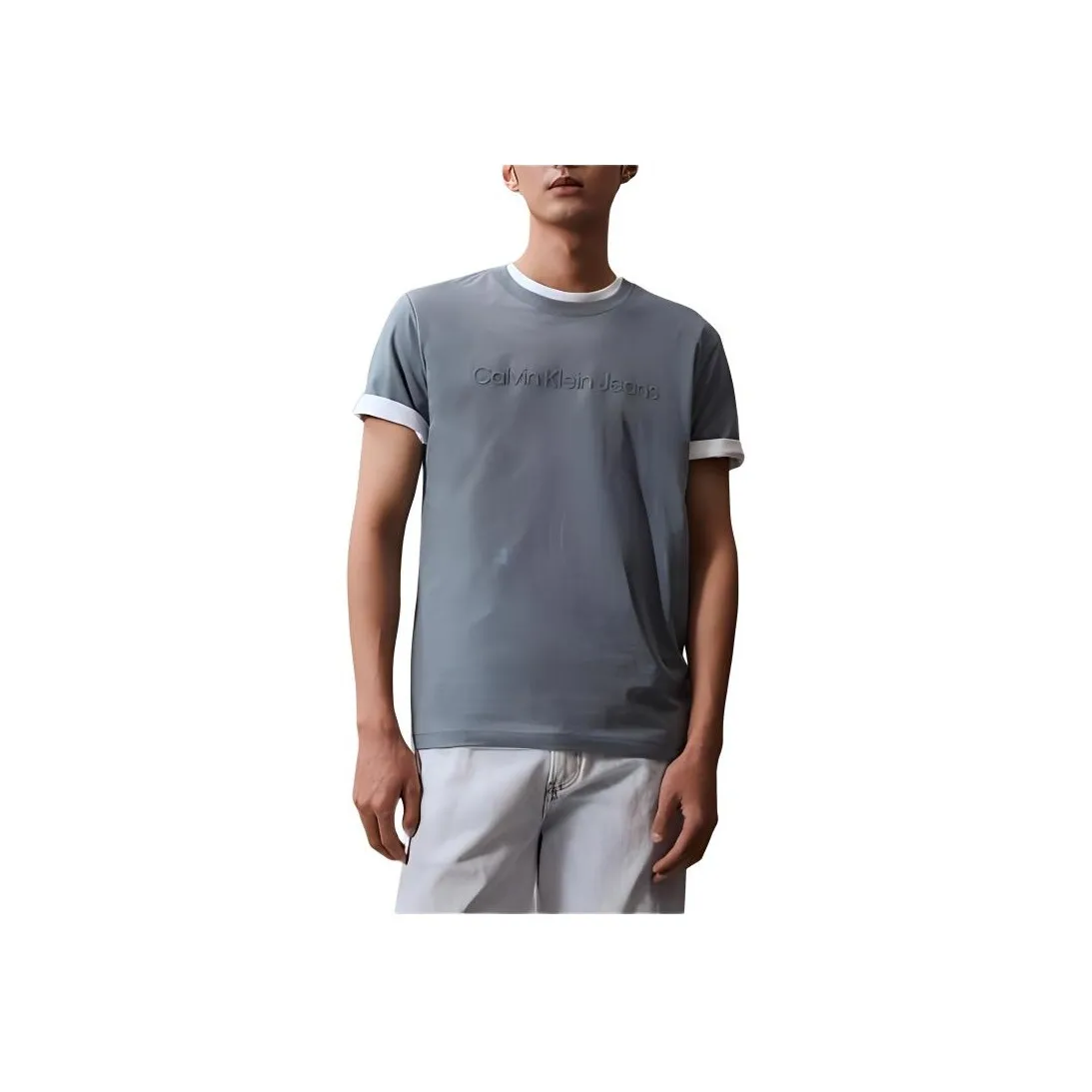 CALVIN KLEIN T Shirt Men's Haze Blue