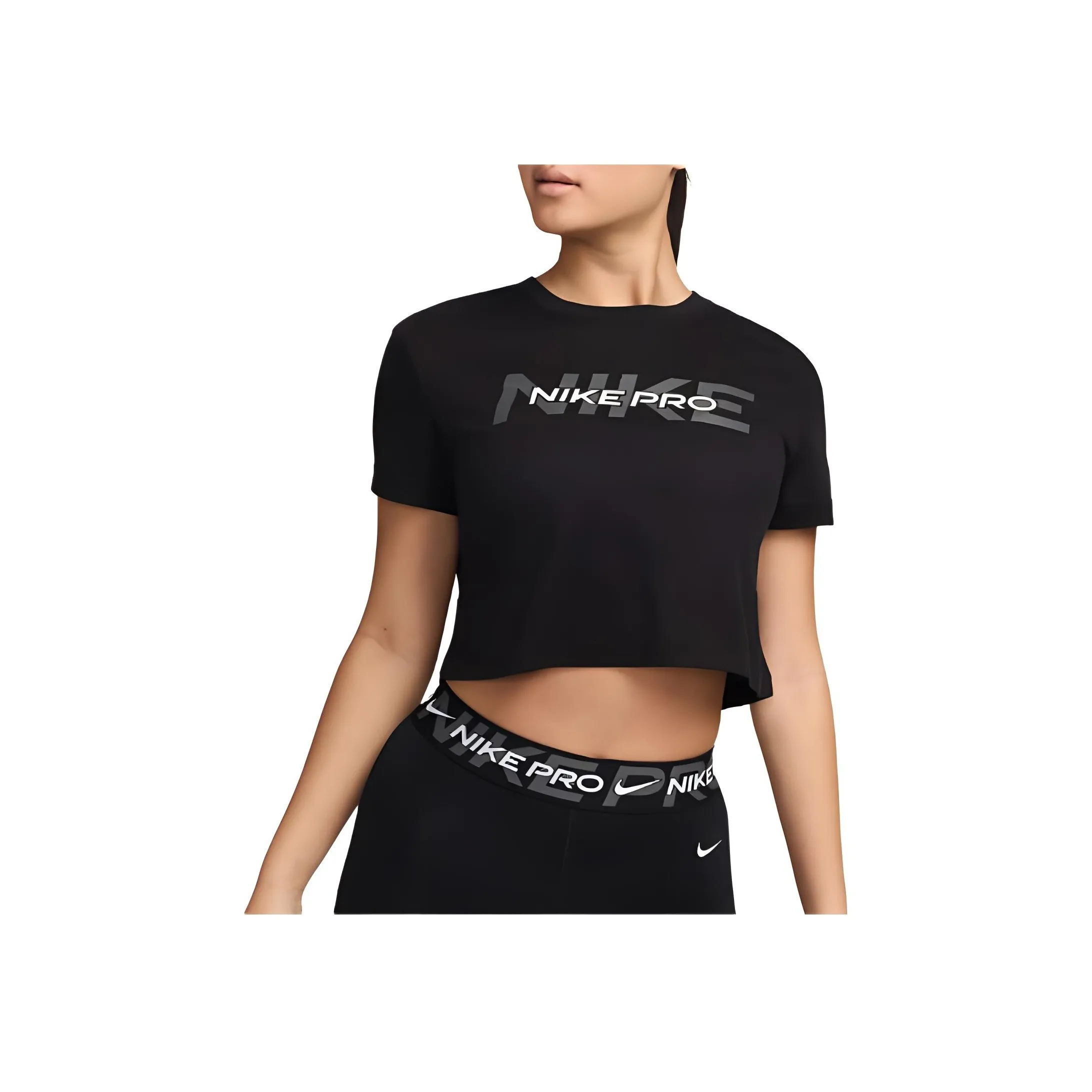 Nike Pro T Shirts Women's Black