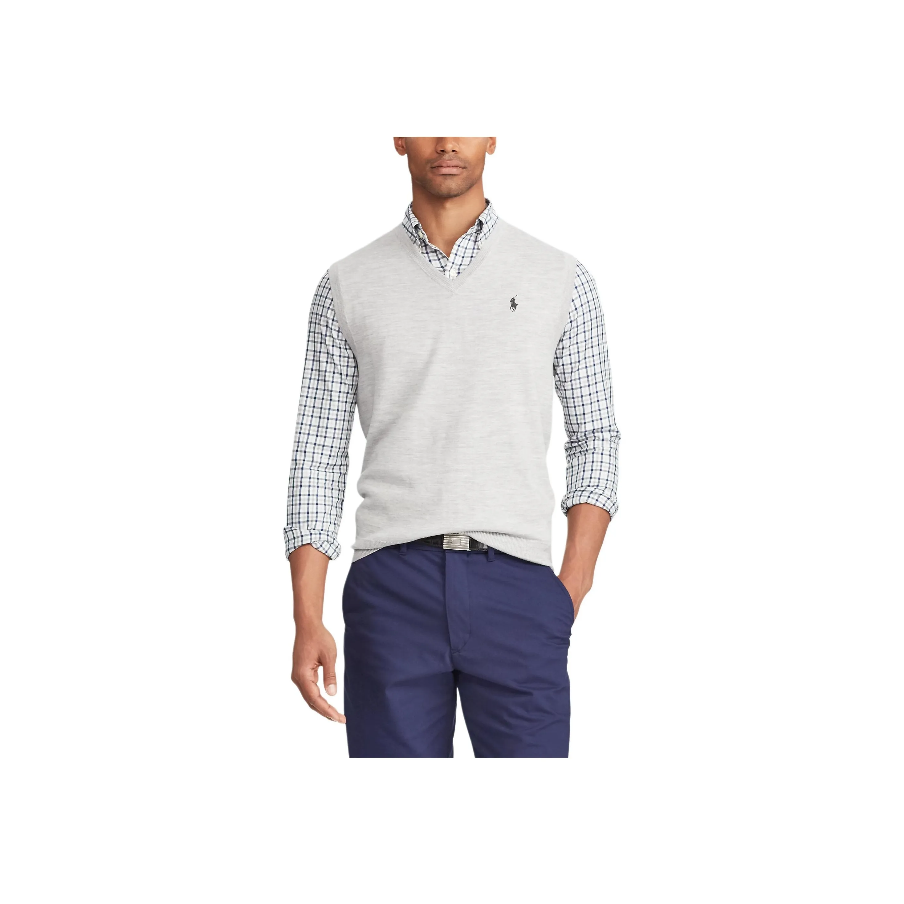 Polo Ralph Lauren FW23 Tank Tops Men's Light Gray