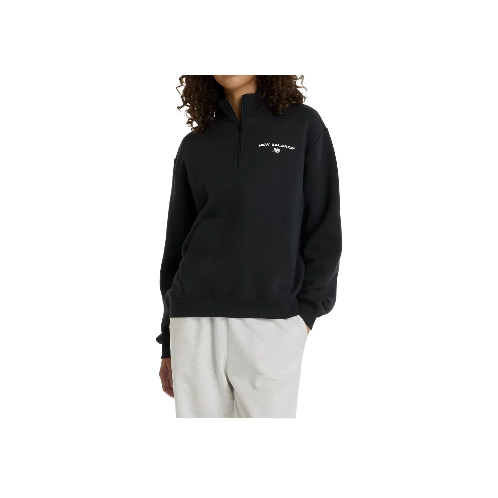 New Balance Женские Толстовки Черного Цвета