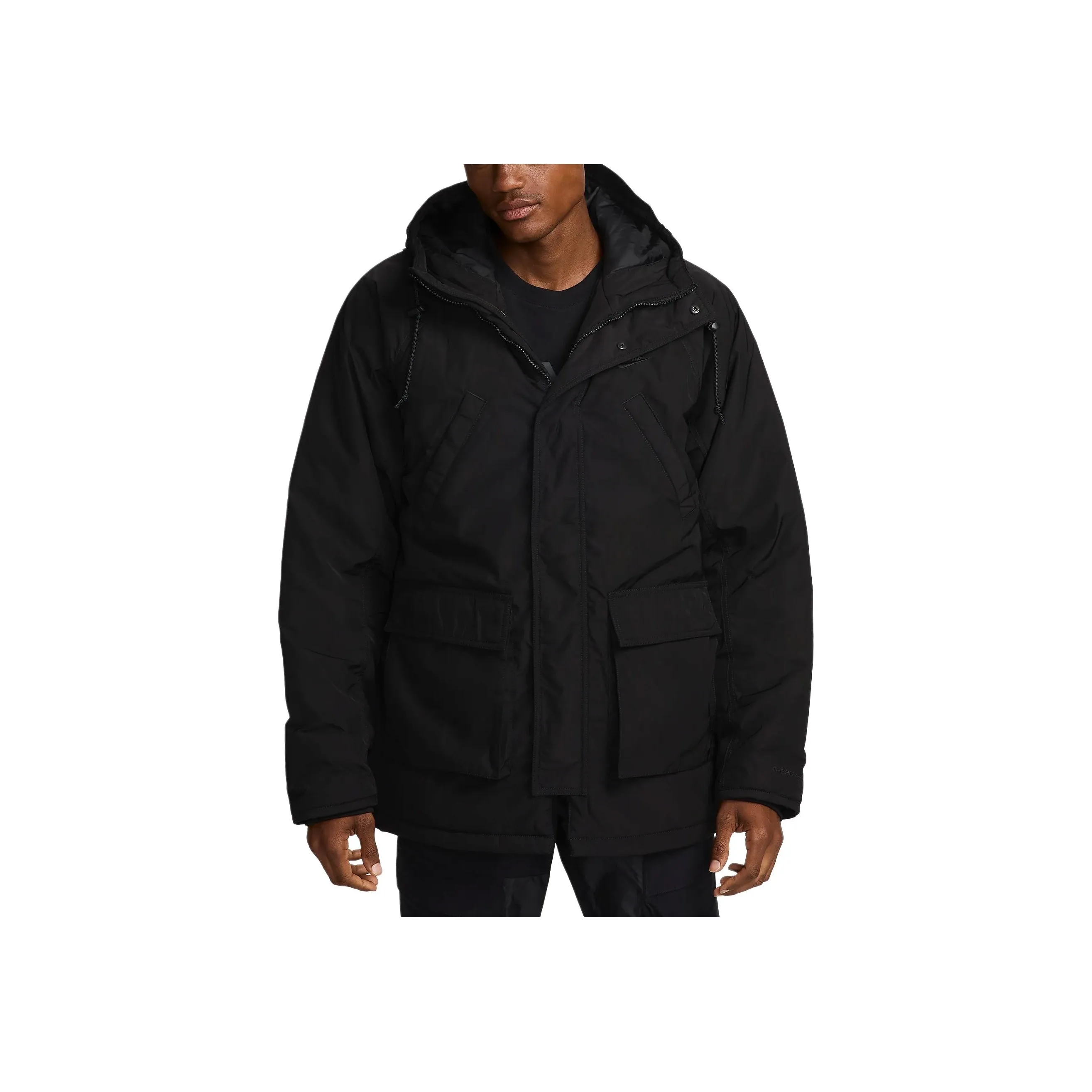 nike Sportswear ClubTherma Форма PARKA Пальто Мужской Черный