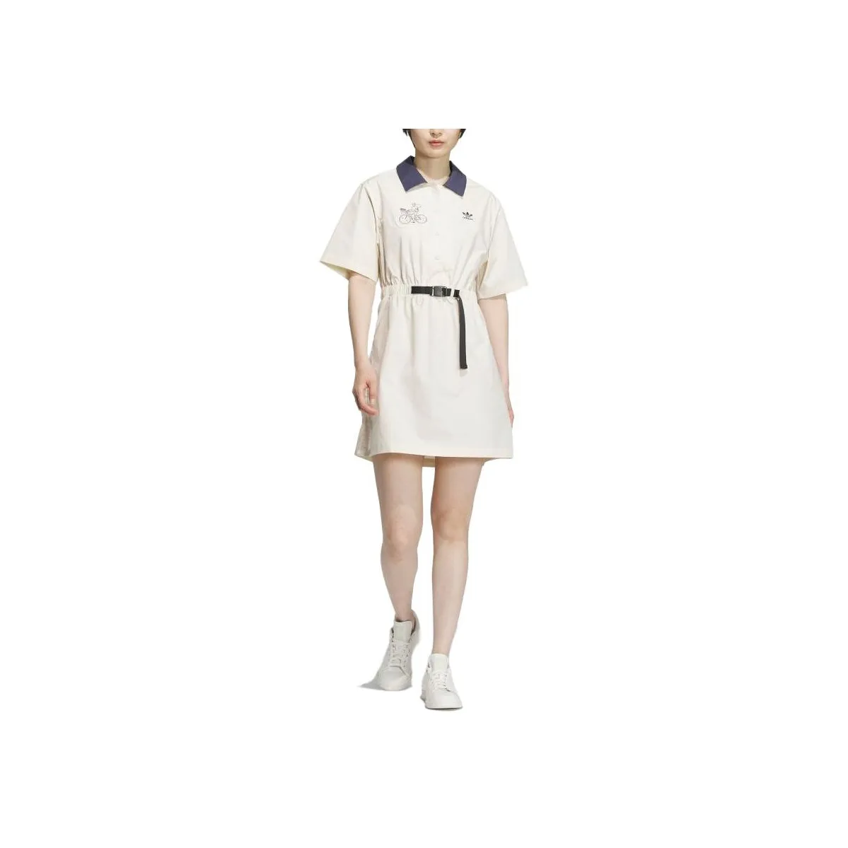 Adidas Originals x NAGABA Short Sleeved Dresses Women's Wonder White