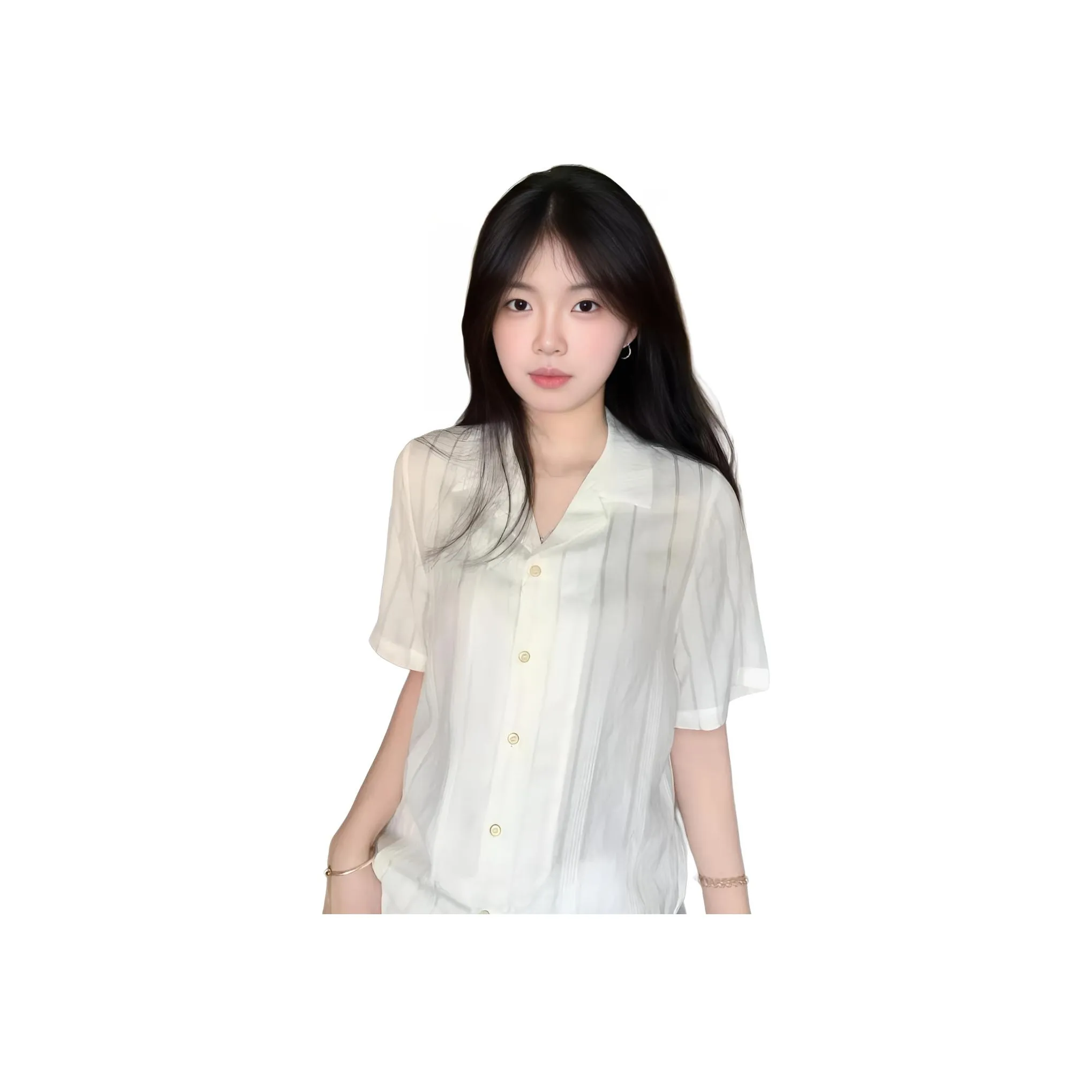 MUCCHIC Белые Женские Рубашки