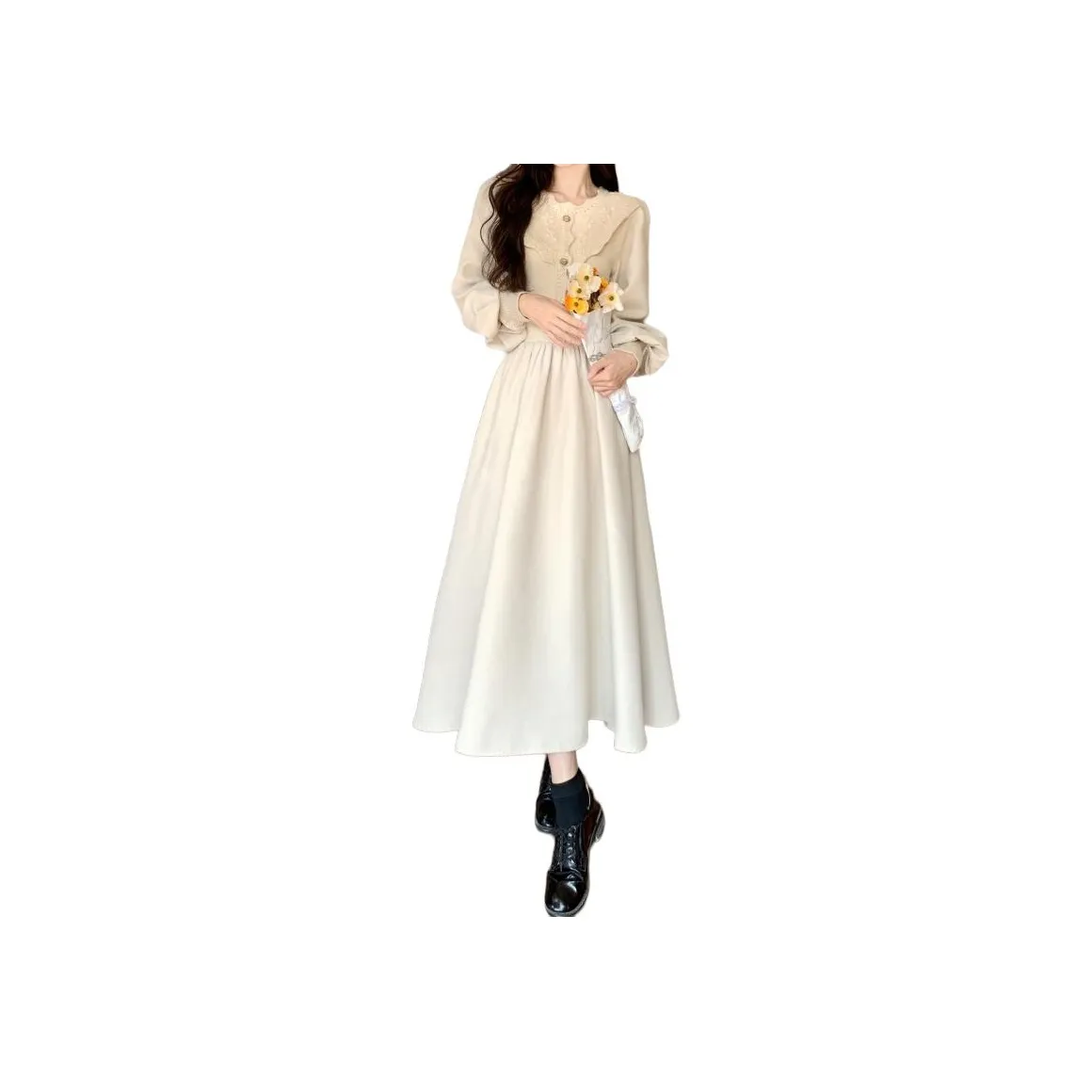 GULIANFEI Long-Sleeved Dresses Women's