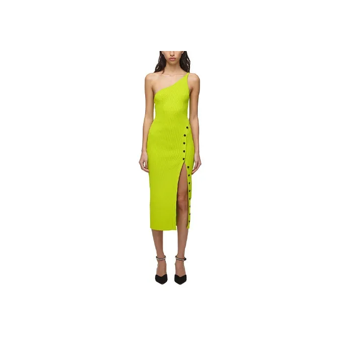 Self-portrait Slip Dresses Women's Lemon