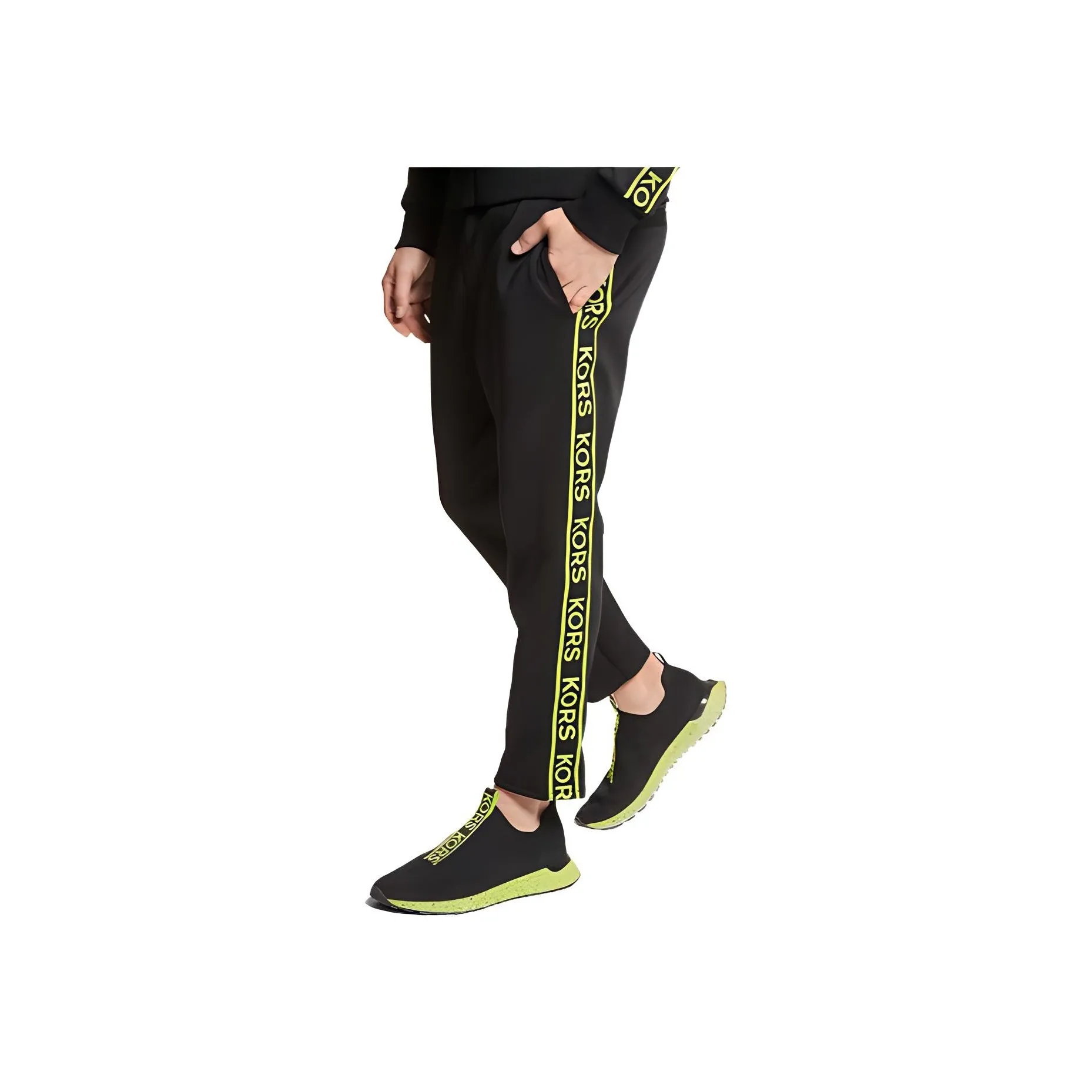 MICHAEL KORS Knitted Sweatpants Men's Black