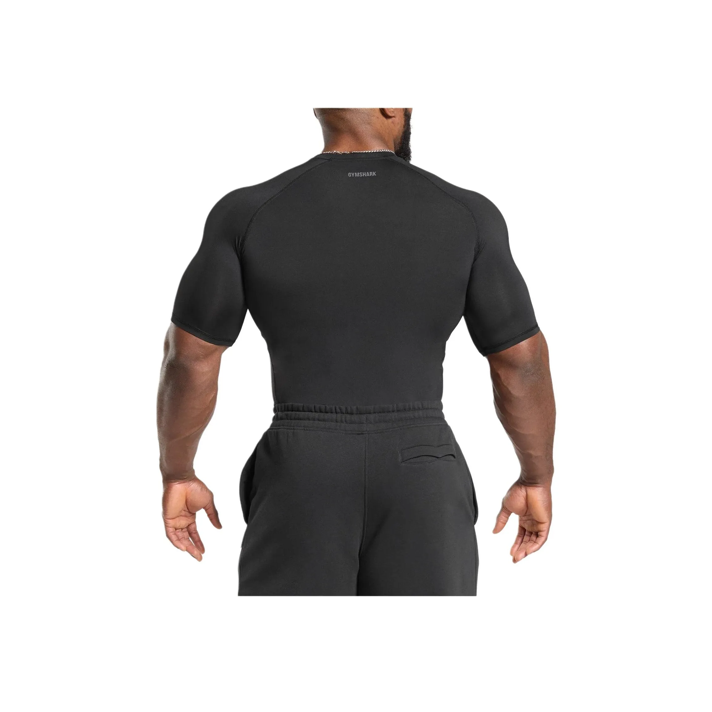 GYMSHARK Element Baselayer T Shirt Men's Black