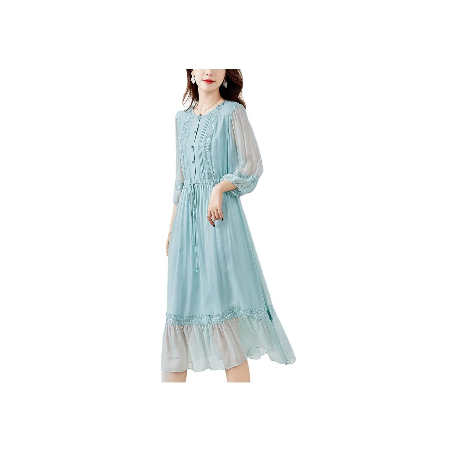 Ink Beauty Long Sleeved Dresses Women's