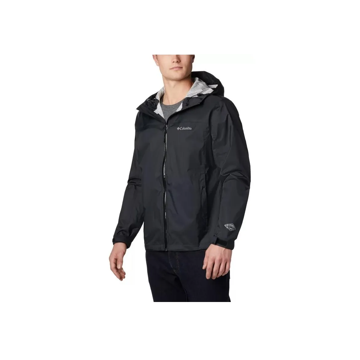 Columbia EvaPOURation™ Rain Jacket Jackets & Coats Men's Black