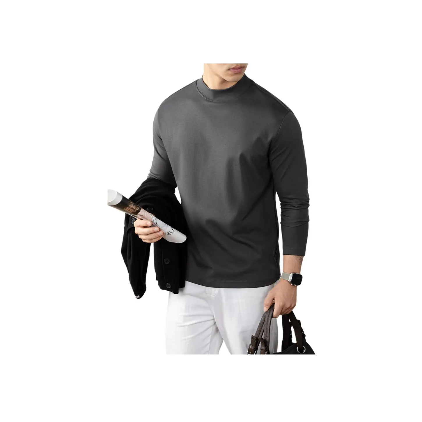 PERDONTOO Длинный рукав Т-рубашка Мужская