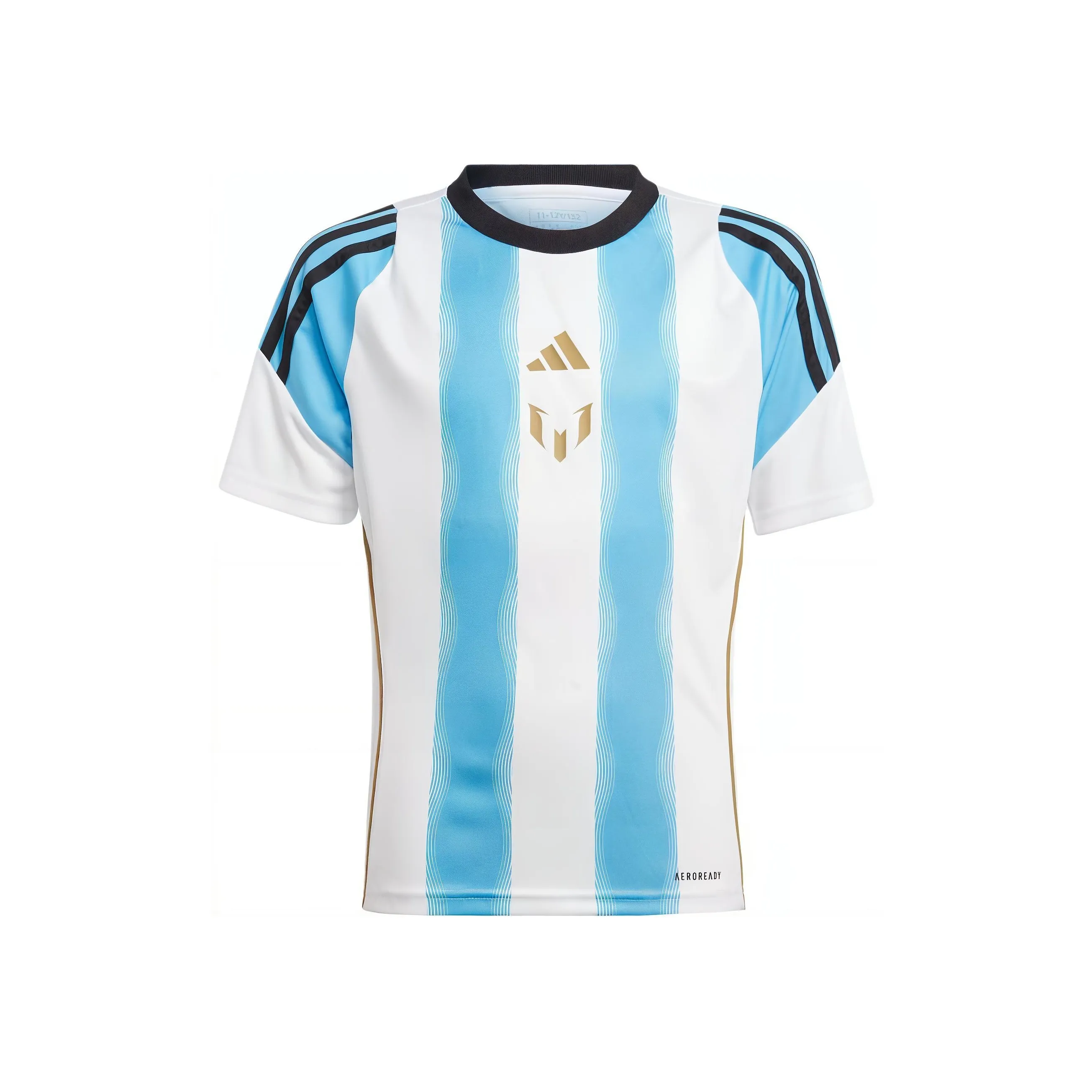 Adidas Messi Training Jersey Football Jersey Men's White Blue