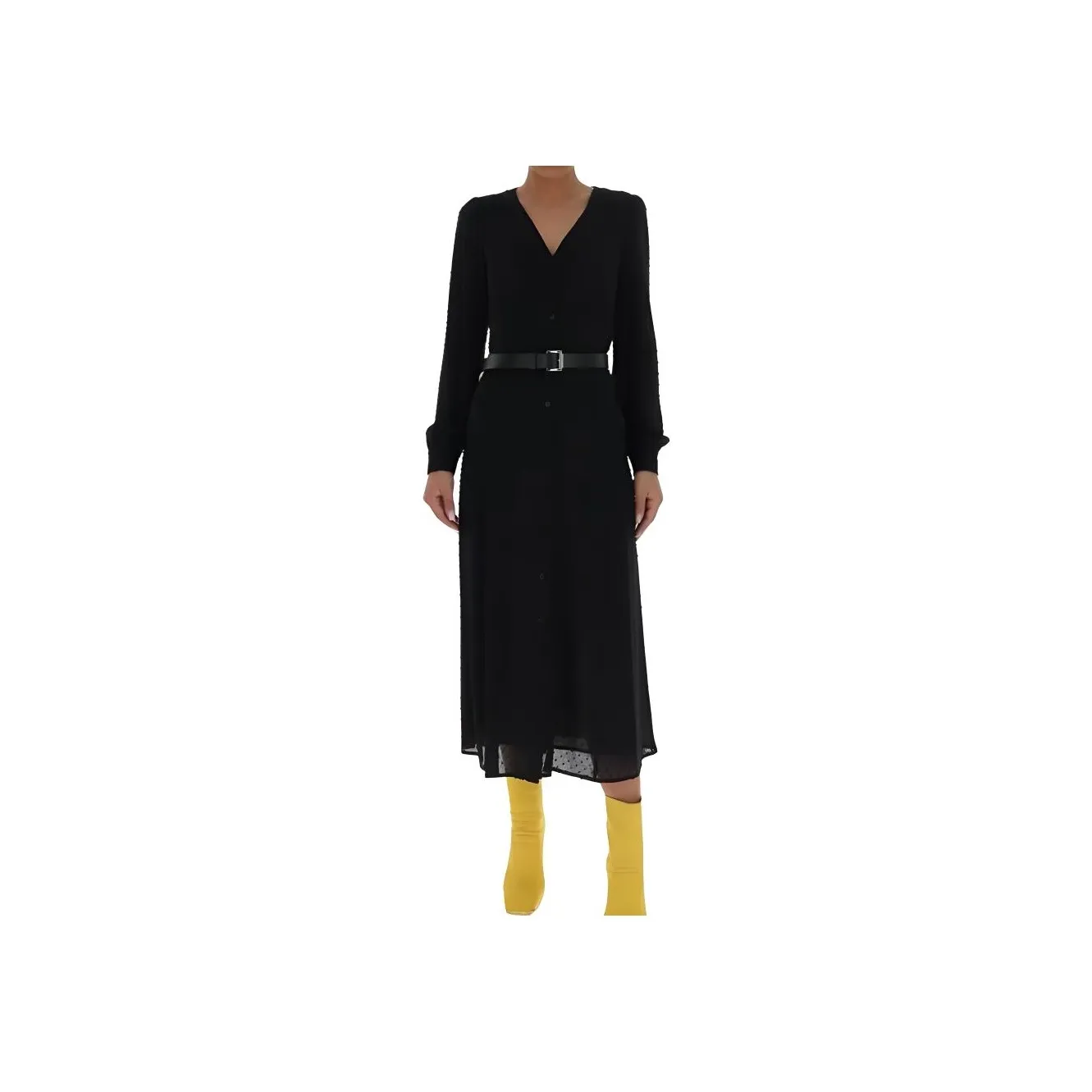 MICHAEL KORS Long Sleeved Dress Women's Black