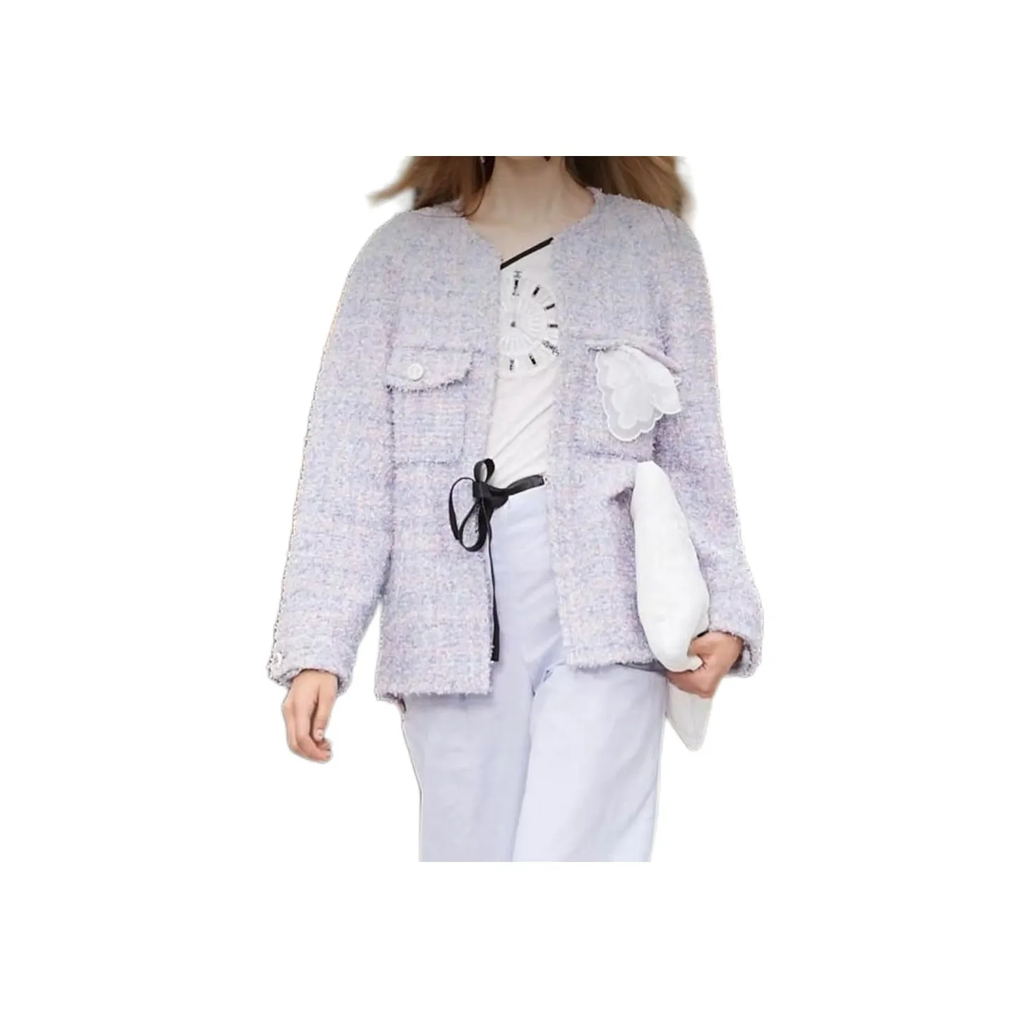 CHANEL Jackets & Coats Women's Purple