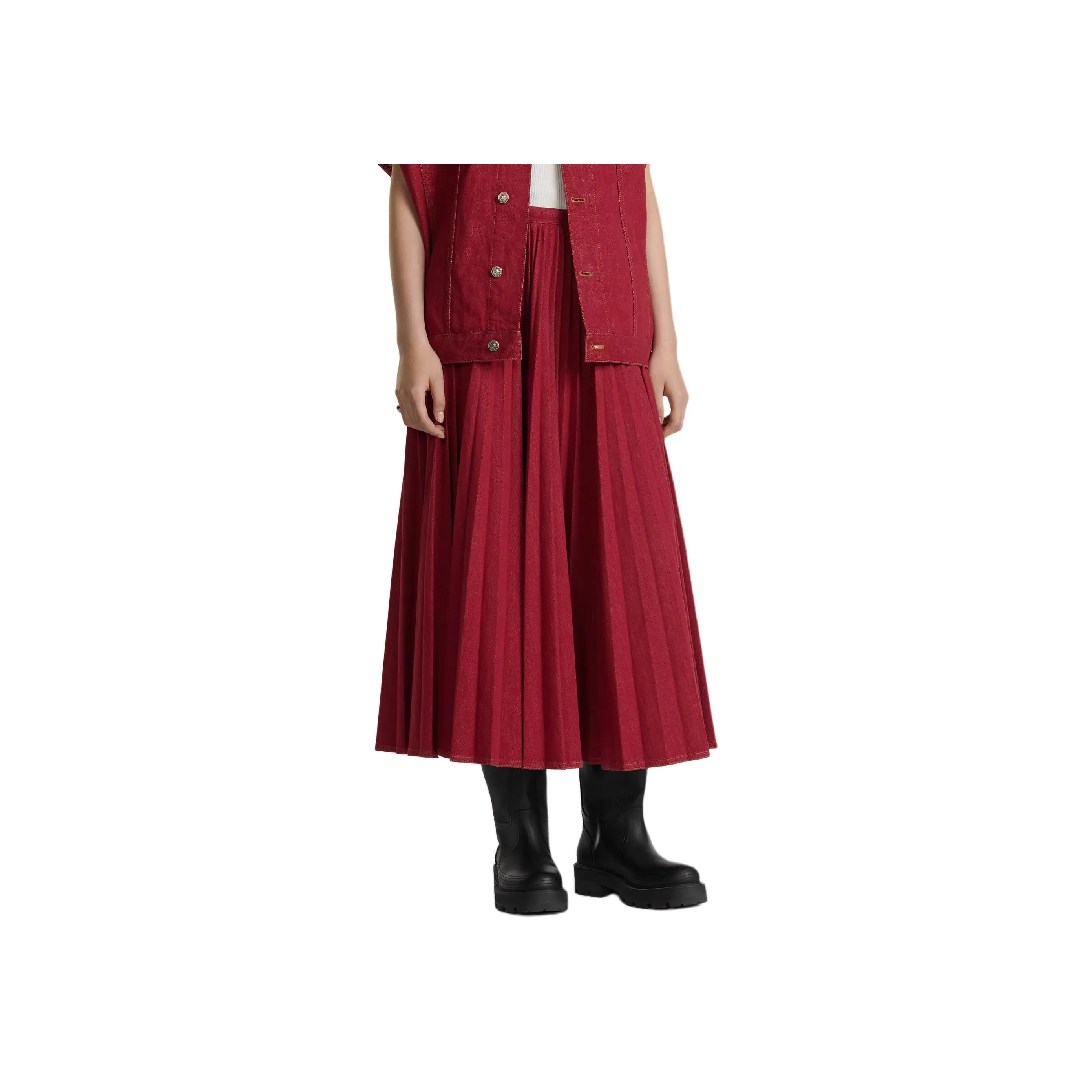 DIOR SS25 Casual Long Skirts Women's Red