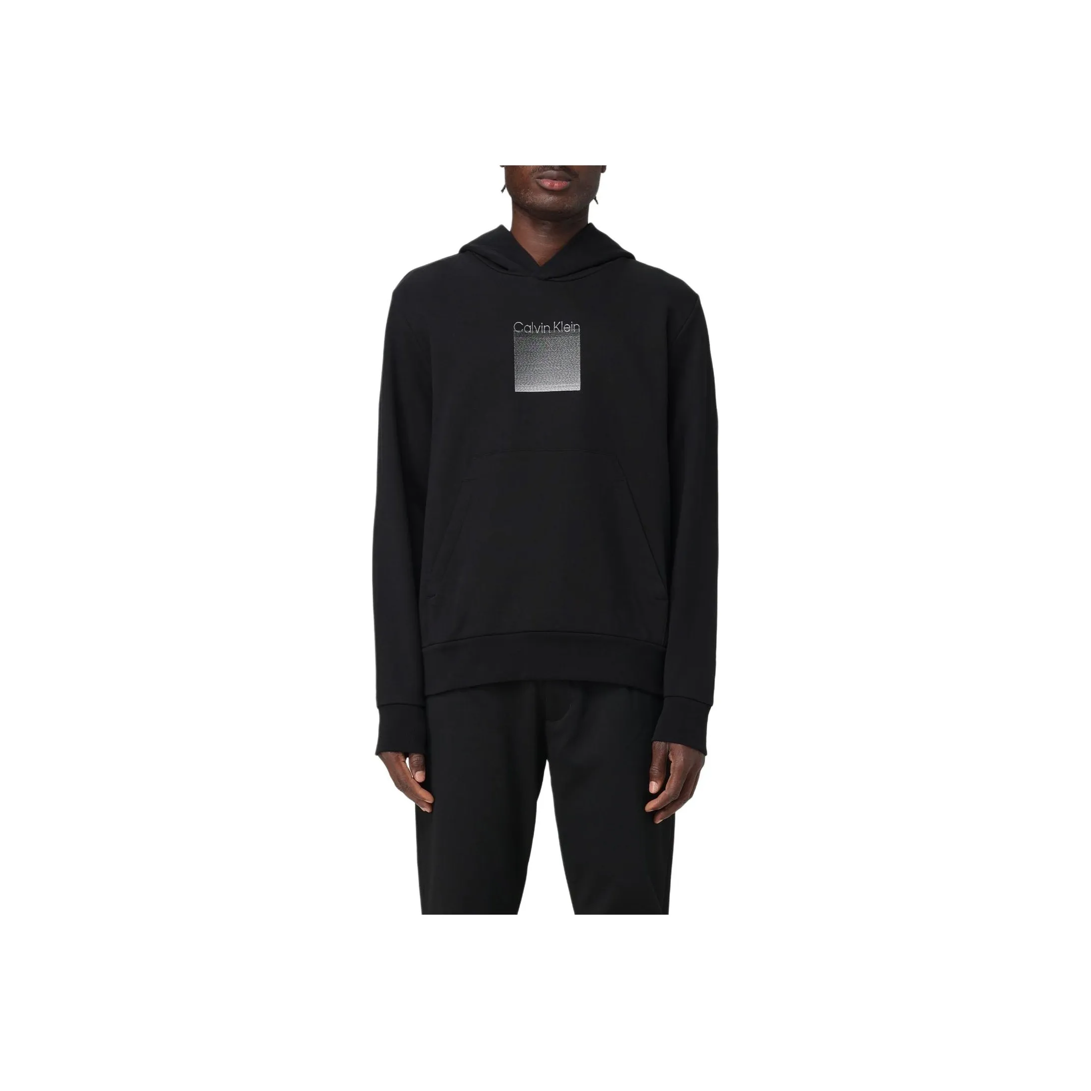 Calvin Klein Logo-embroidered Jersey Hoodie