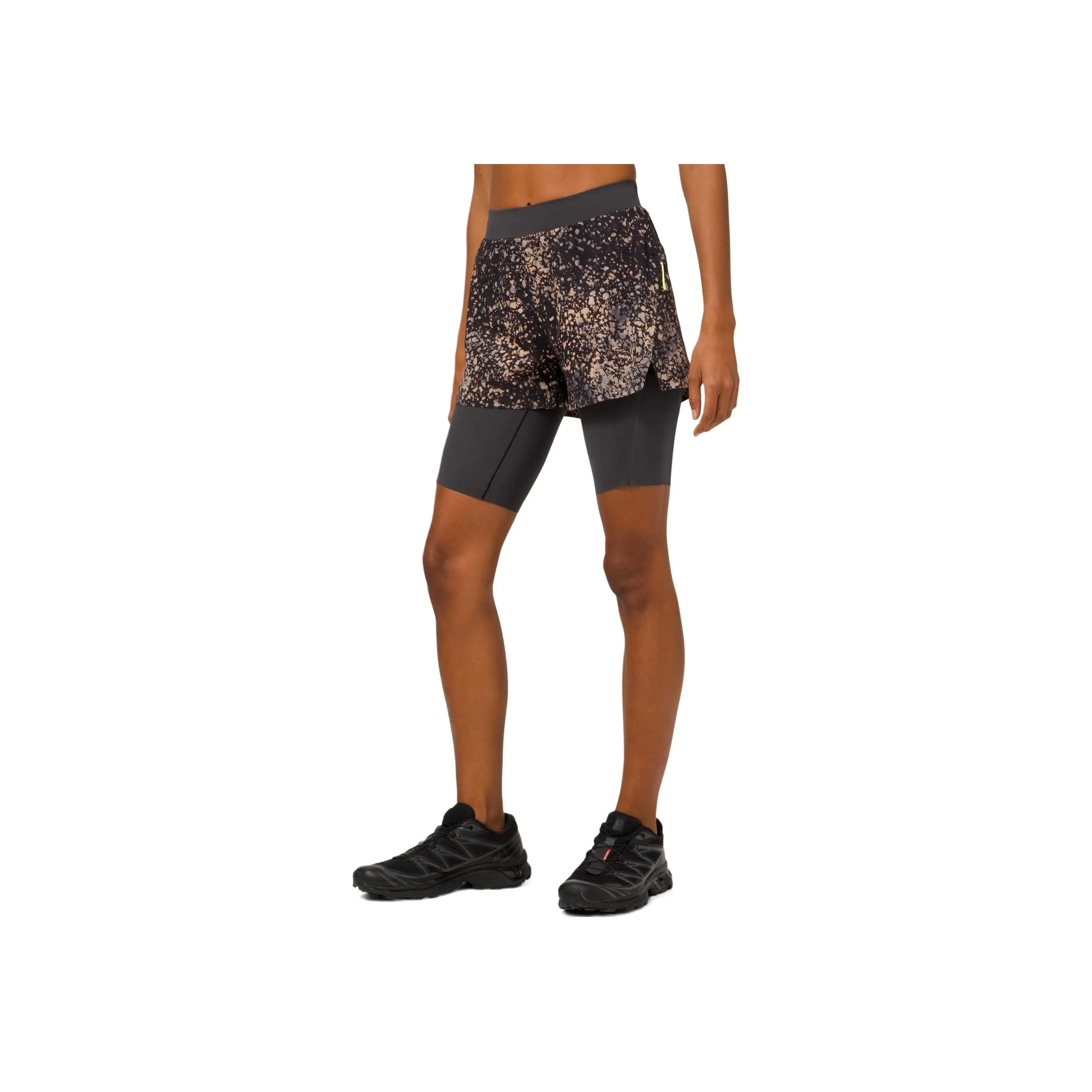 Lululemon Nulux™ Sports Shorts Women's Black Granite Mixed Color